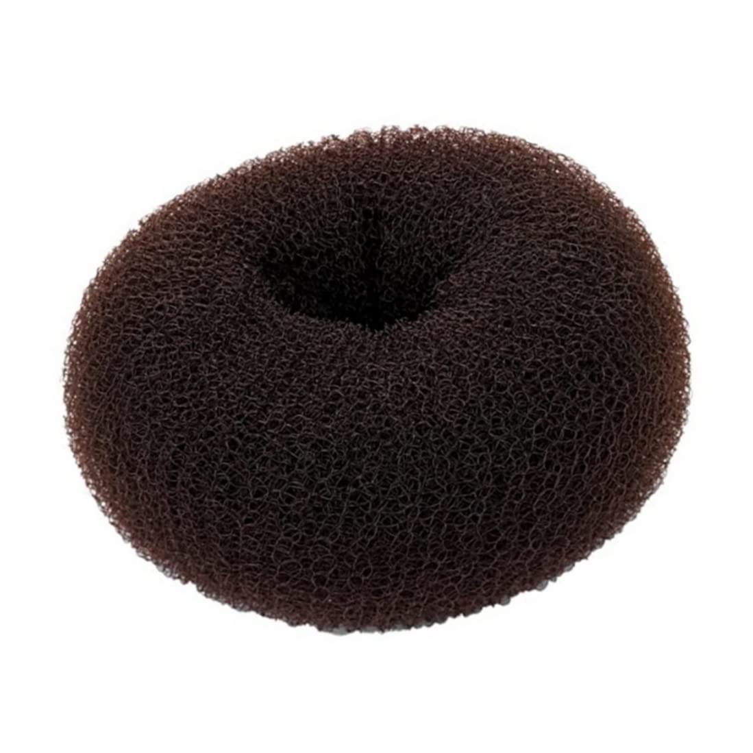 Long Thick Hair Bun Maker - 7cm Brown Sponge Doughnut Bun Shaper for Chignon & Updo Hairstyles | Perfect Hair Styling Accessories for Women, Bridal, Prom & Everyday Use