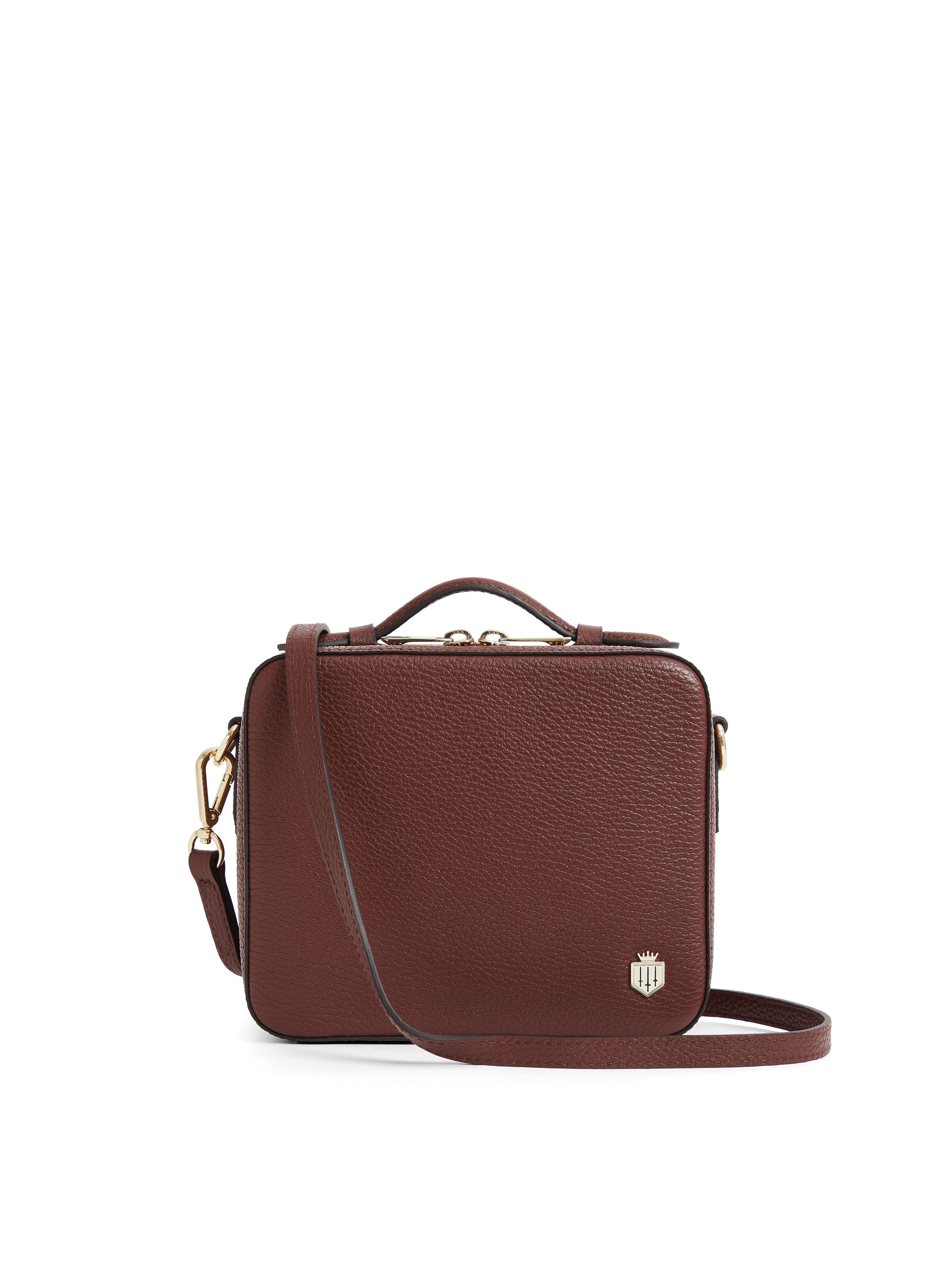 Buckingham Genuine Burgundy Leather Handbag - Premium Quality Leather Purse for Women, Fashionable & Durable - Perfect for Work, Travel & Evening Events