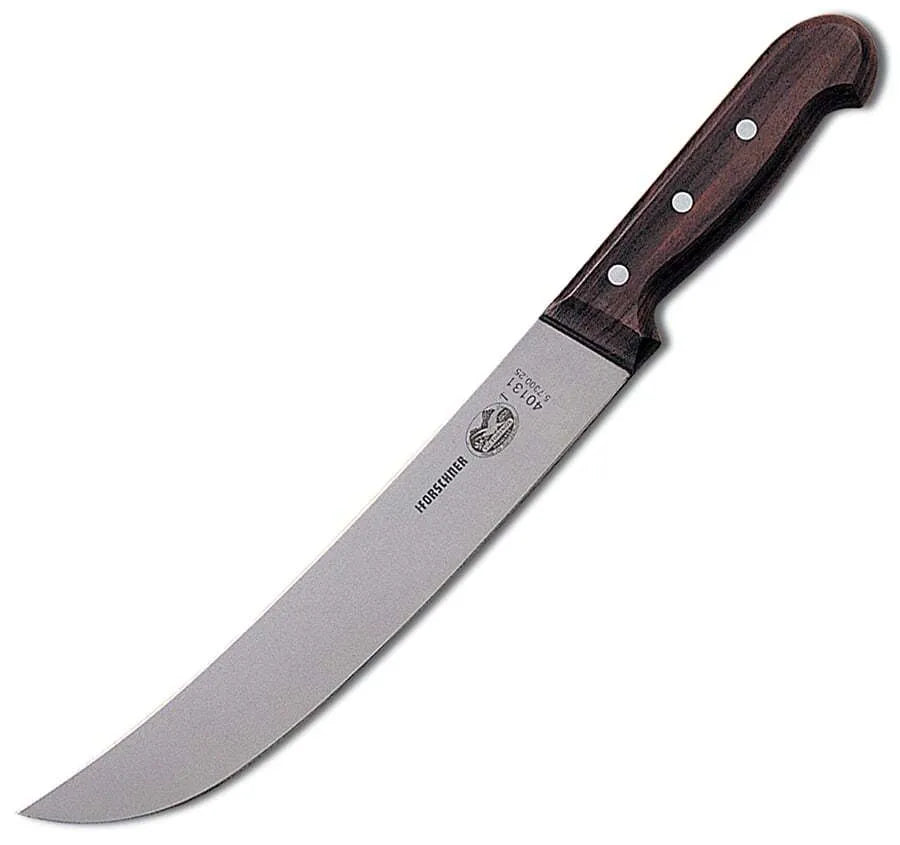 Victorinox 12 Inch Cimeter Knife - Professional Butcher Knife for Meat Cutting, Slicing & Trimming - Ideal for Chefs, Butchers & Home Cooking