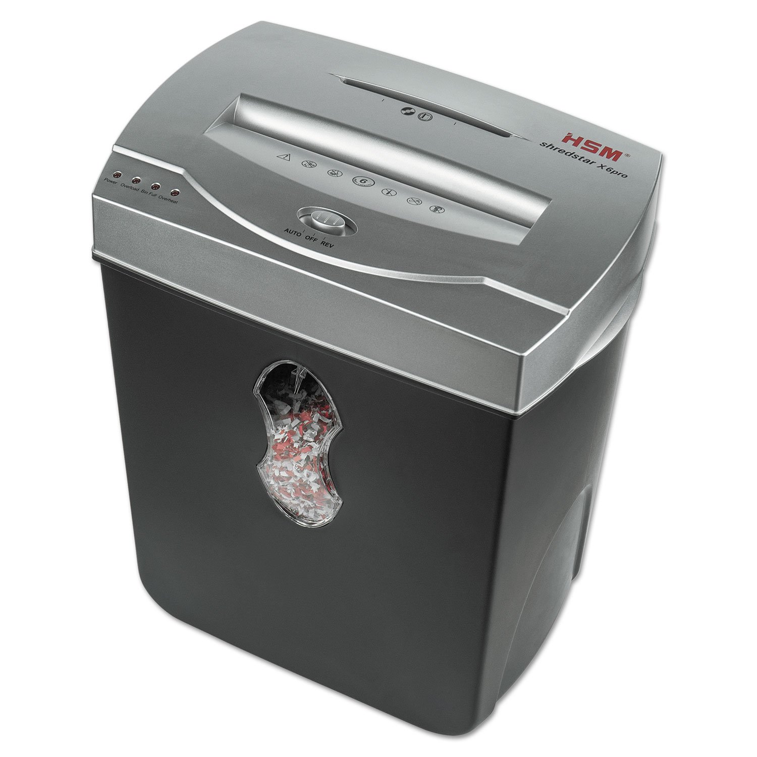 HSM Shredstar X6Pro Micro-Cut Paper Shredder - High Security Document Destroyer for Office & Home Use