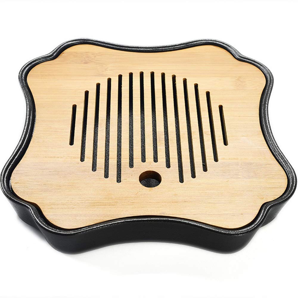 Premium Chinese Kung Fu Tea Set with Bamboo Tray - Traditional Gongfu Tea Ceremony Board for Home, Office & Teahouse - Beige Tea Serving Tray (One Size) - Perfect for Meditation, Zen Decor & Asian Tea Culture Enthusiasts