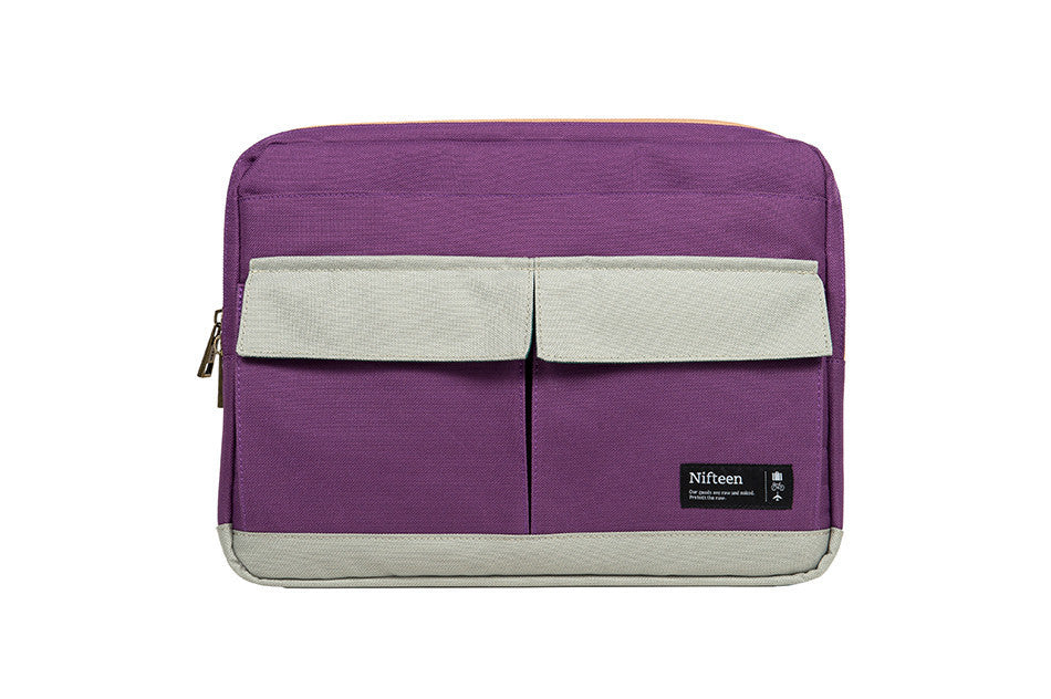 Nifteen Slim Messenger Bag for 13 Inch Laptop - Lightweight & Durable Crossbody Briefcase for Work, School & Travel - Perfect for Business Professionals & College Students