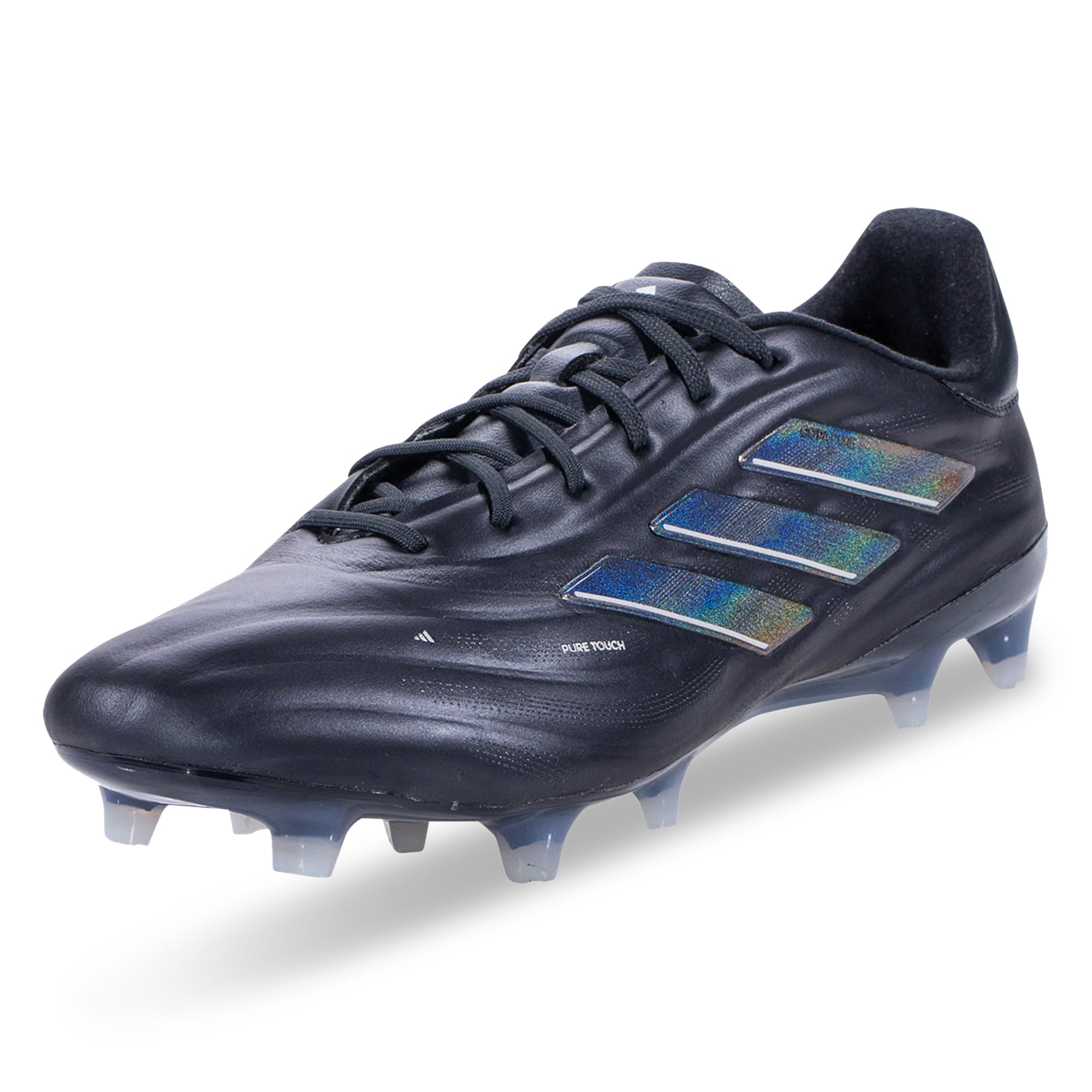 Adidas Copa Pure 2 Elite FG Firm Ground Soccer Cleats for Men - Core Black/Carbon/Grey One - Lightweight Football Shoes for Professional Matches & Training
