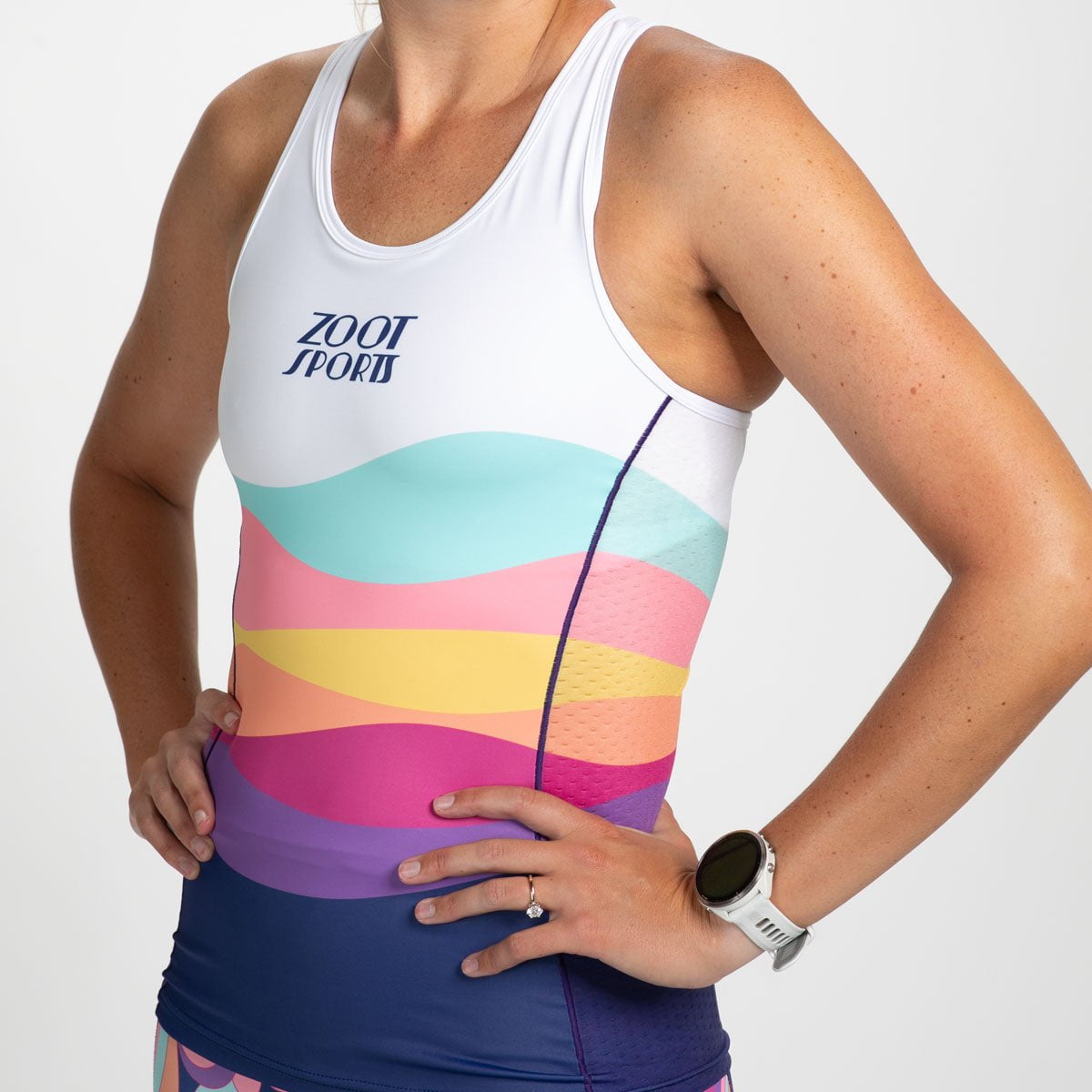 Women's High-Performance Tri Racerback Sports Bra - La Mer Collection | Workout, Running & Yoga Activewear for Women