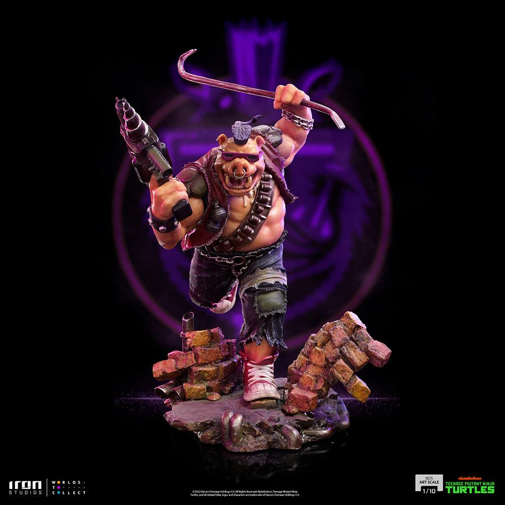 Iron Studios TMNT Bebop BDS Art Scale 1/10 Statue - Teenage Mutant Ninja Turtles Collectible for Display & Home Decor