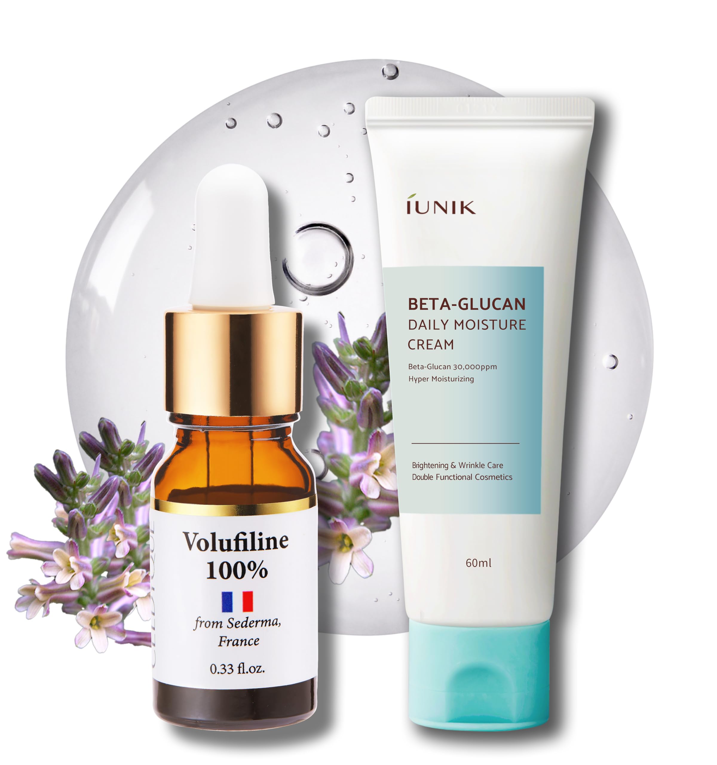 Volufiline & Beta-Glucan Anti-Aging Cream - 100% Pure Volufiline for Skin Firming + Beta-Glucan for Deep Hydration - Korean Skincare for Wrinkles, Collagen Boost & Lifting - Best for Mature, Dry & Sensitive Skin - Perfect for Night Routine & Daily Moisturizing
