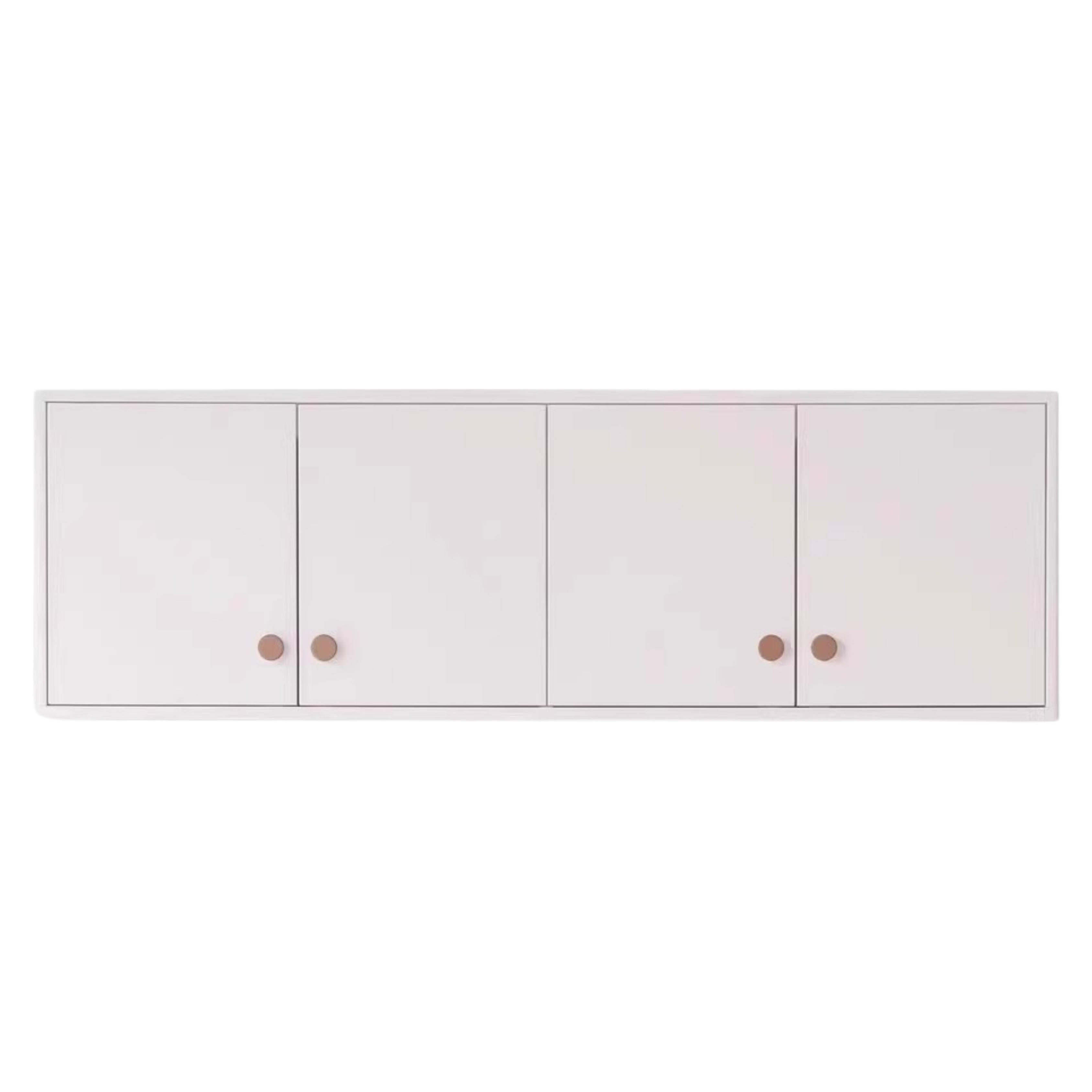 Pine Solid Wood Wardrobe - Cream Style Modern Closet for Bedroom, Living Room & Office Storage