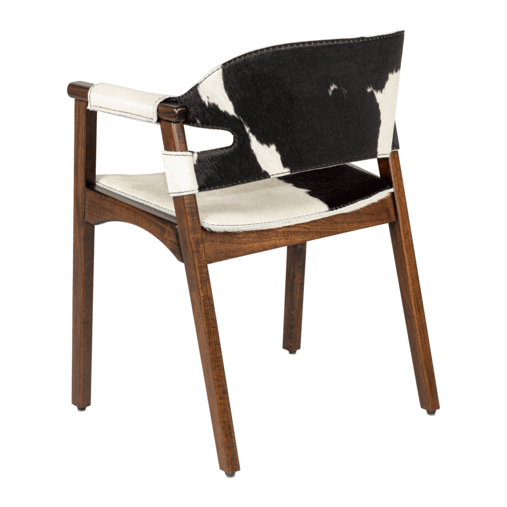 Cyan Design 11811 Boss Chair L 19013 Black Hair On Hide - Stylish Leather Office Chair for Executive Desk & Home Office Decor