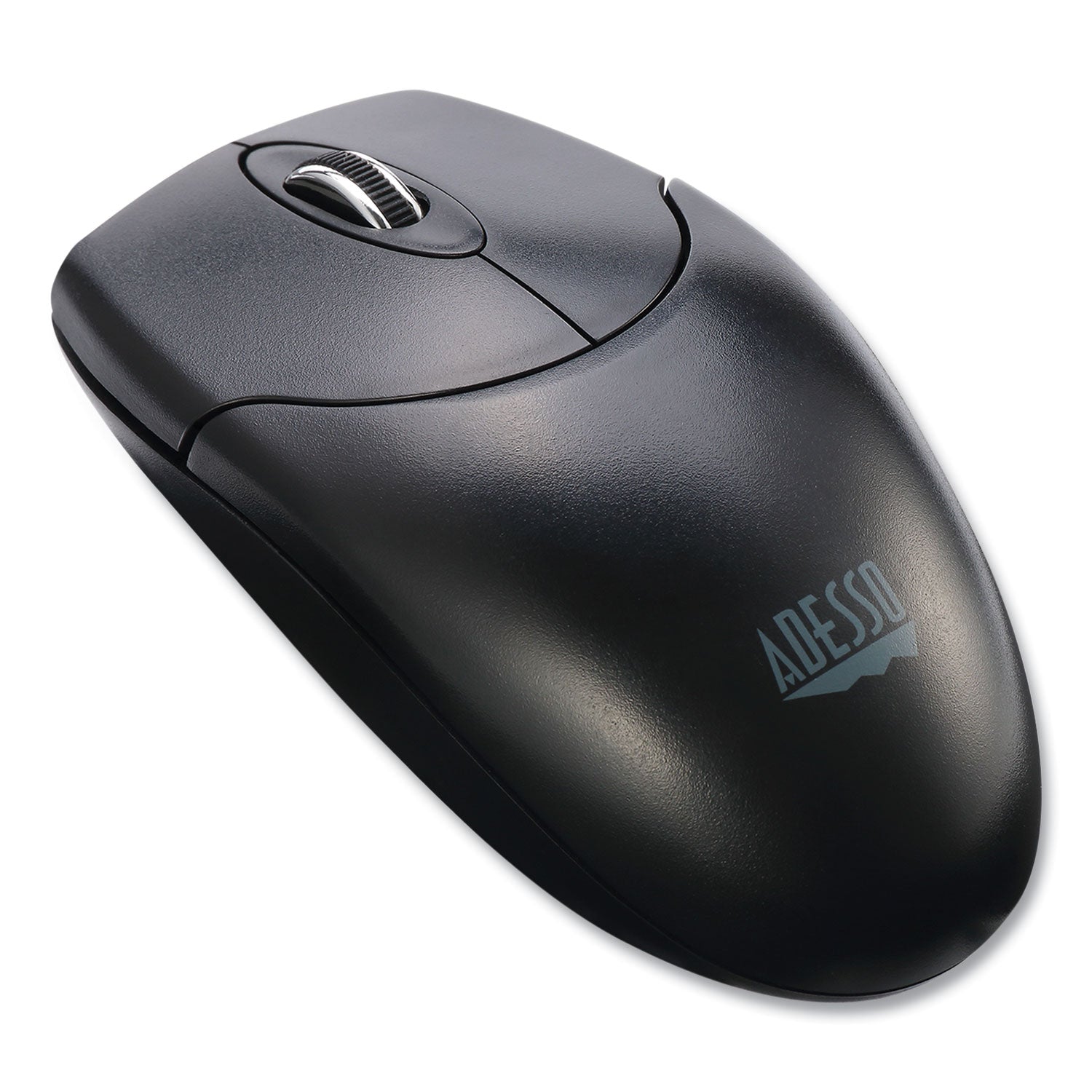 Adesso Imouse M60 Antimicrobial Wireless Mouse - 2.4Ghz Wireless with 30ft Range, Ambidextrous Ergonomic Design for Left/Right Hand Use (Black) | Perfect for Office, Home & Gaming Setup
