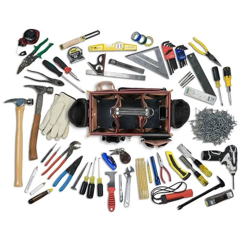 Occidental Leather 5588 Stronghold Master Carpenter Tool Belt - Durable Leather Tool Pouch for Construction, Woodworking & DIY Projects - Perfect for Professional Carpenters and Handymen