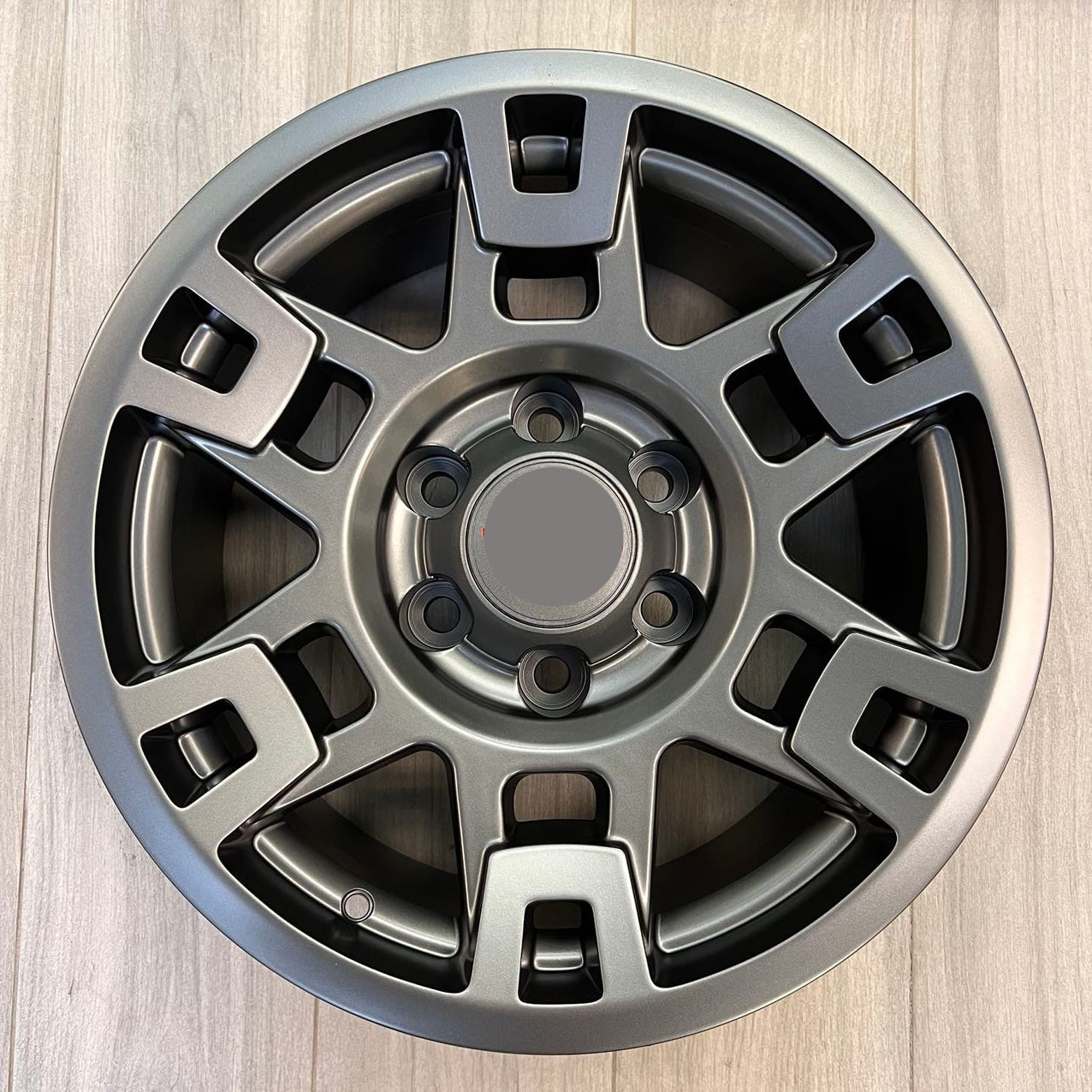 17 Inch Gunmetal Pro Style Alloy Wheels - Compatible with Toyota Tacoma, 4Runner, FJ Cruiser & Land Cruiser | Off-Road & Street Performance Upgrade for Trucks & SUVs