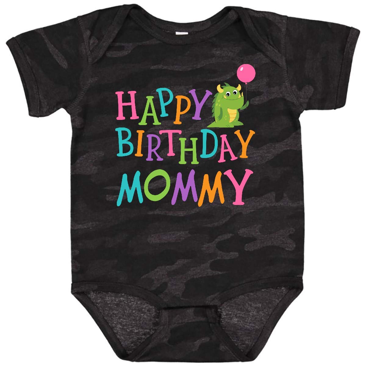 Inktastic Happy Birthday Mommy Baby Bodysuit - Cute Party Outfit for Infants & Toddlers - Perfect for Birthday Celebrations, Photo Shoots & Special Occasions