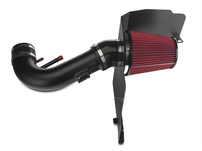 High-Performance Cold Air Intake System - Black - Compatible with 2011-2014 Ford Mustang GT 5.0L V8 - Enhanced Airflow for Better Acceleration & Fuel Efficiency - Perfect for Street Racing & Performance Upgrades