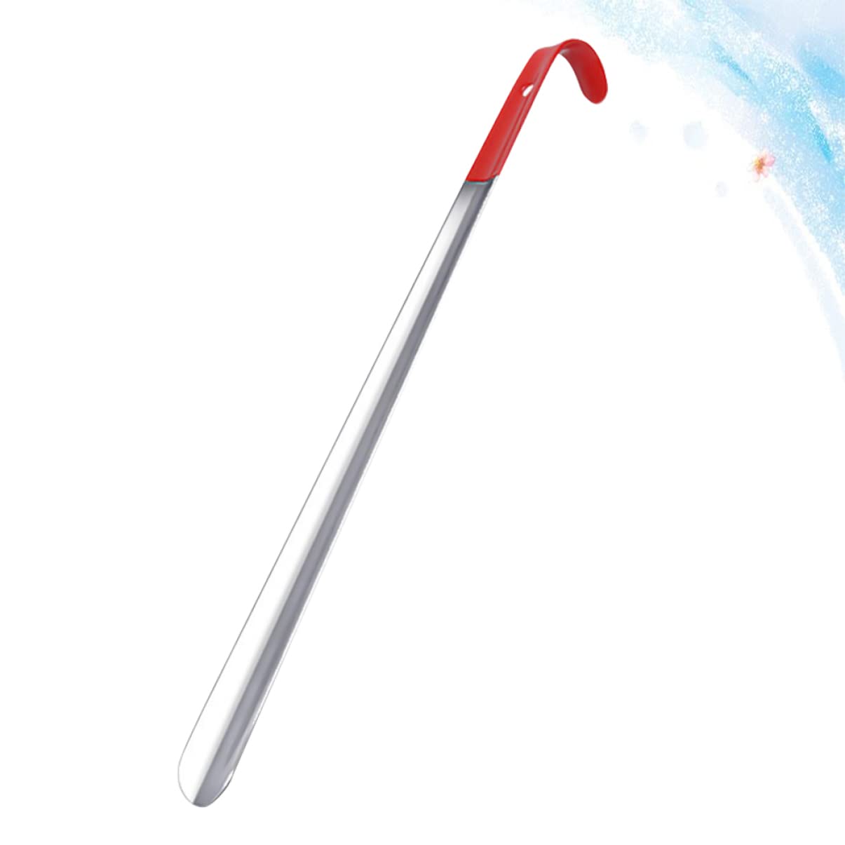 Healifty 2-Pack Kids Shoe Horn with Hooks - Durable Shoehorn Tool for Easy Slip-On & Storage - Perfect for Children's Shoes, Travel, and Daily Use