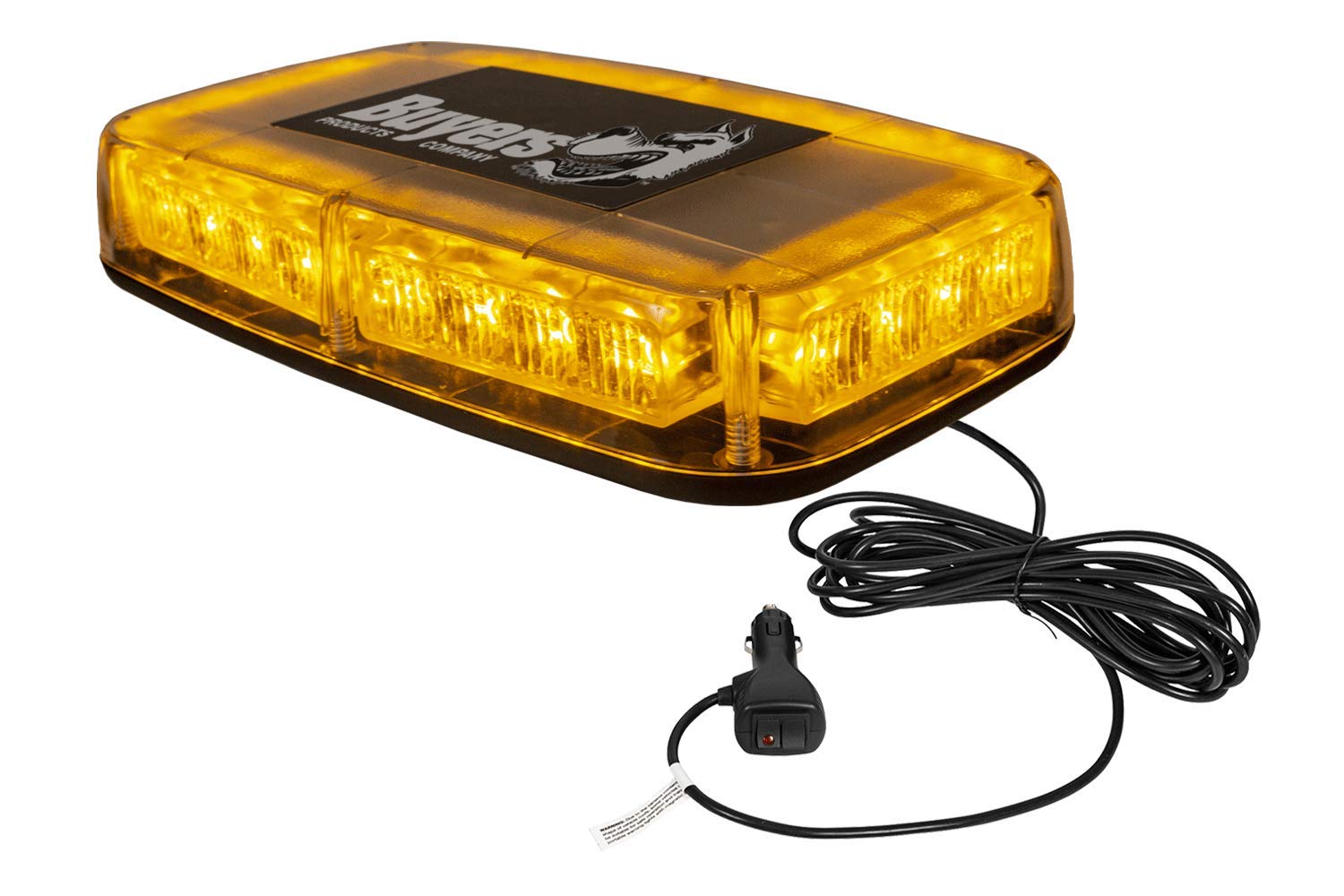 Buyers Products 8891040 11-Inch Rectangular Multi-Mount LED Mini Light Bar Amber - Heavy Duty Off-Road Vehicle Lighting for Trucks, ATVs & Emergency Vehicles