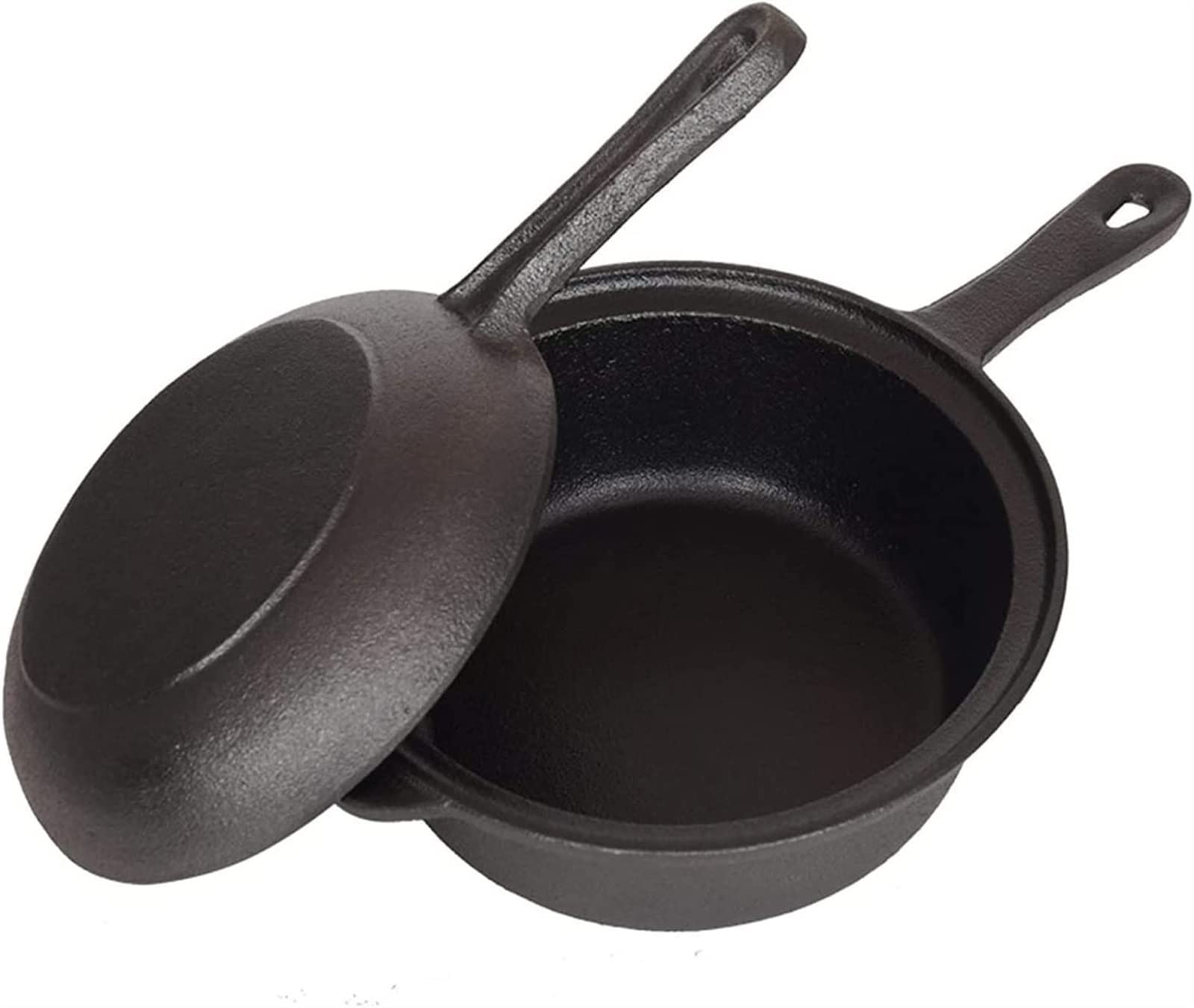 Best Non-Stick Cast Iron Wok Pan - Thickened Bottom Soup Pot for Induction Cooker & Gas Stove - Perfect for Stir-Frying, Stewing, Boiling Milk & Cooking Asian Dishes