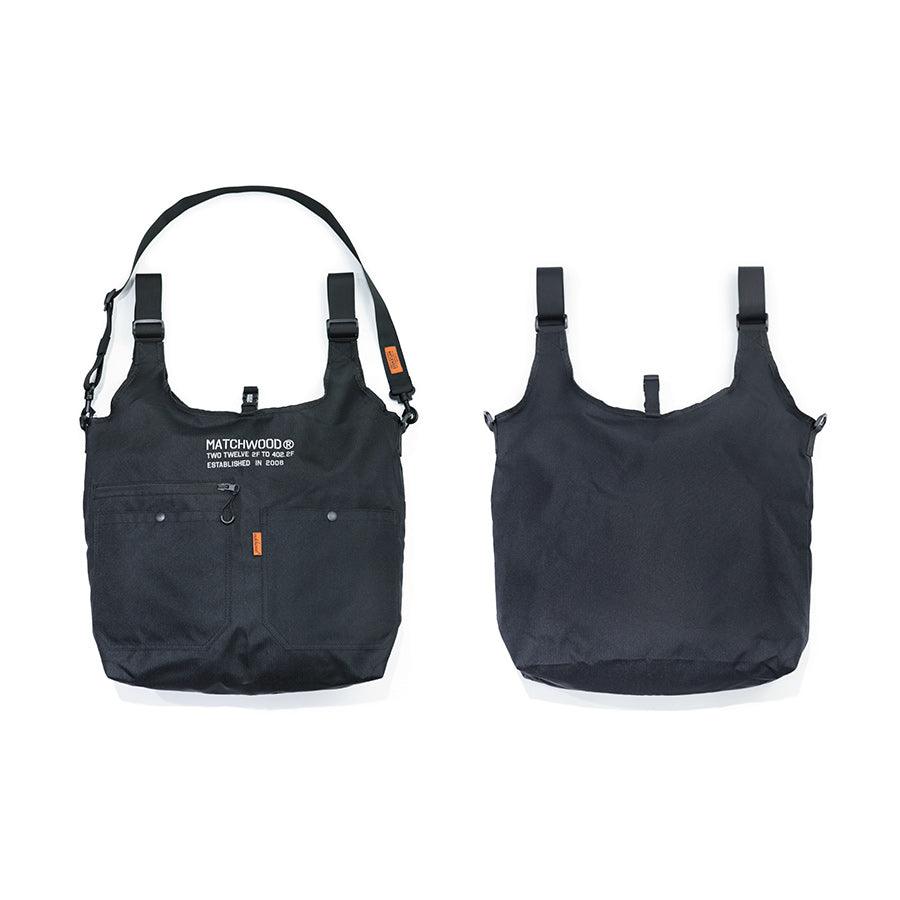MATCHWOOD Reusable Tote Bag - Eco-Friendly Shopping Tote with Durable Tank Design in Black | Perfect for Groceries, Beach Trips & Everyday Use