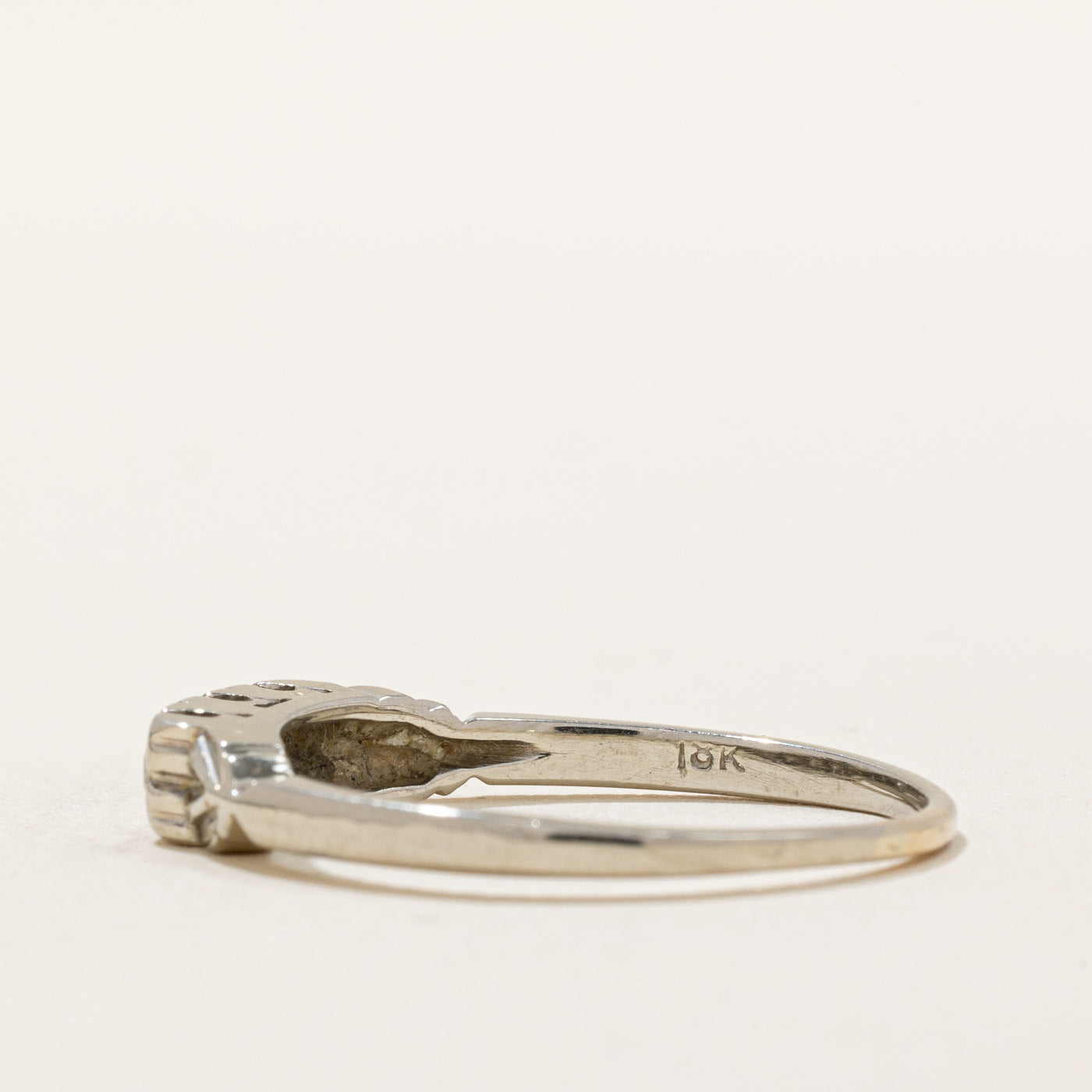 0.21ctw Three Stone Diamond Ring - Size 8.25 | Elegant Engagement & Wedding Band | Perfect for Proposals, Anniversaries & Special Occasions