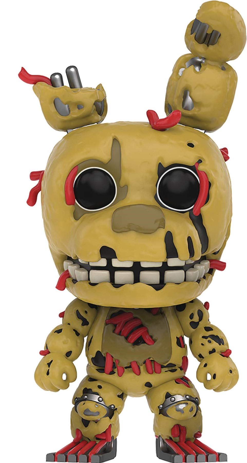 Funko Pop! Five Nights at Freddy's Springtrap Vinyl Figure (3.75 Inch) with Pop Protector Case - Collectible Horror Game Merchandise for Display & Protection | Perfect for Gaming Rooms, Office Decor & FNAF Fans