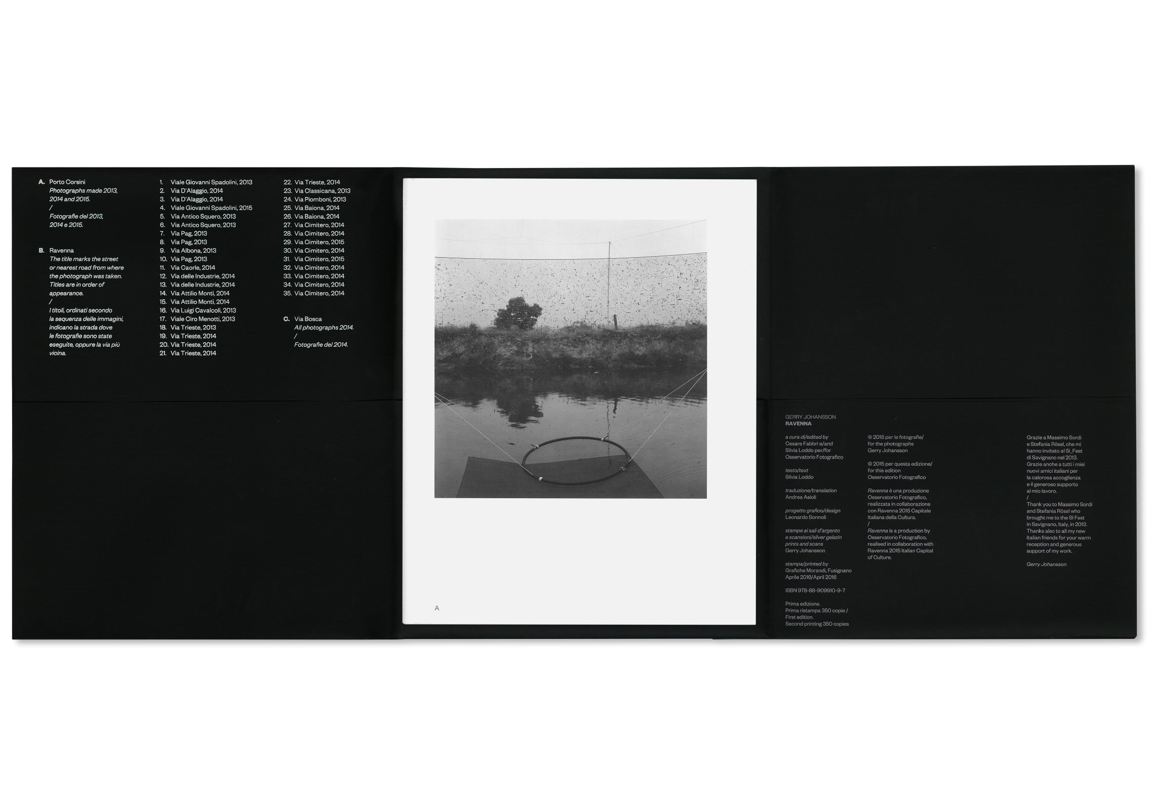 RAVENNA by Gerry Johansson - Signed Photography Book - Perfect for Art Collectors & Photography Enthusiasts
