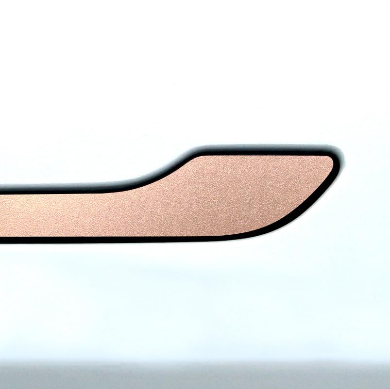 Tesla Model 3 & Model Y Door Handle Wrap - Rose Gold Vinyl Protector | Scratch Resistant Car Accessories for Enhanced Style & Protection (2017-2023 Models) | Perfect for Daily Commute & Car Shows