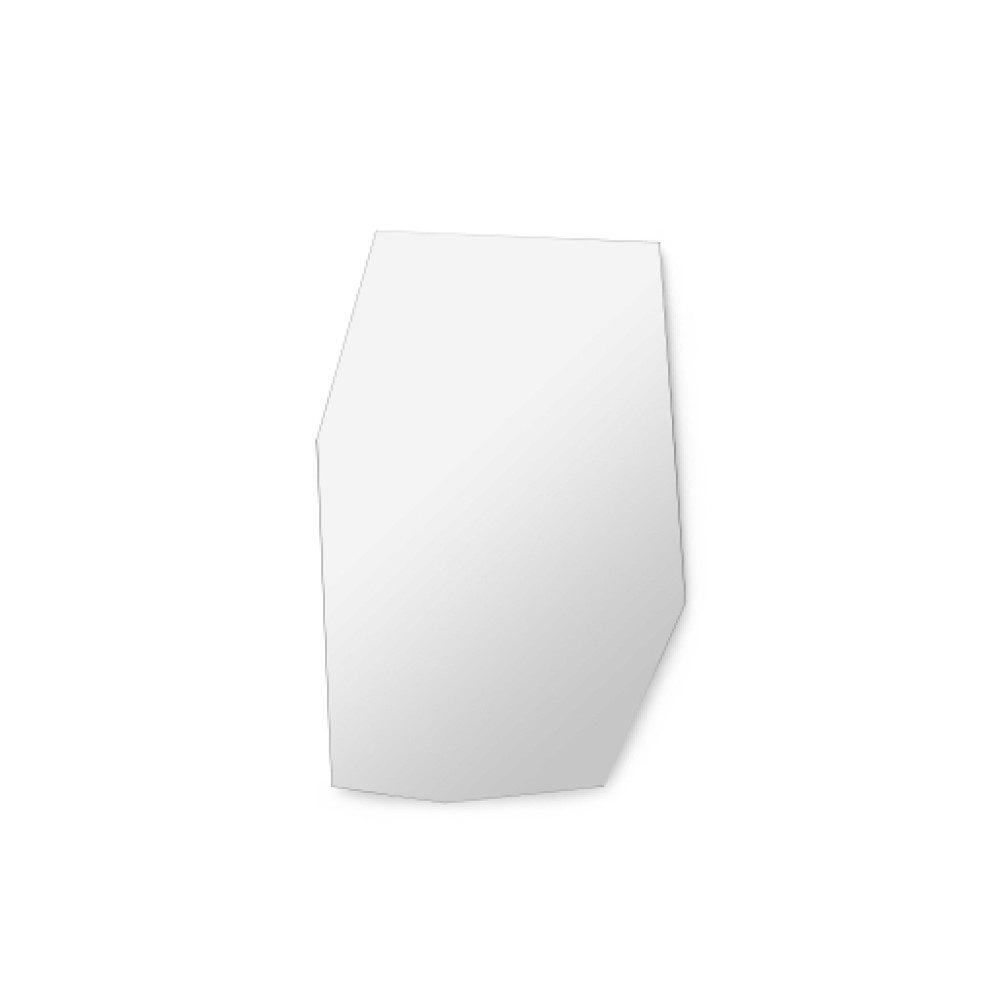 FERM LIVING Shard Wall Mirror - Modern Geometric Decorative Mirror for Living Room, Bedroom, or Entryway - Perfect for Home Decor and Interior Design