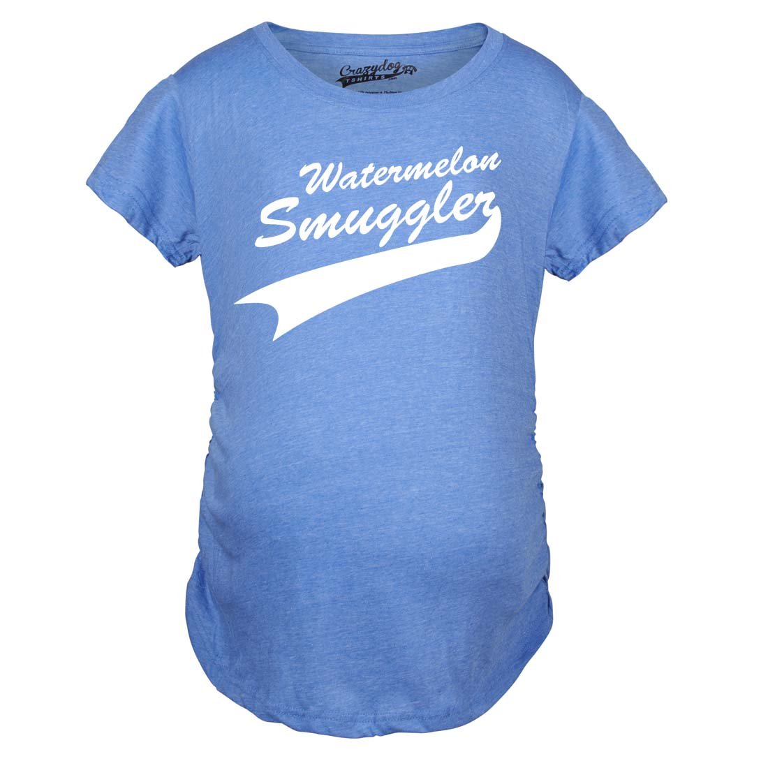 Funny Maternity Watermelon Smuggler T-Shirt - Cute Pregnancy Announcement Tee for Expecting Moms | Perfect for Baby Showers, Gender Reveals & Maternity Photos
