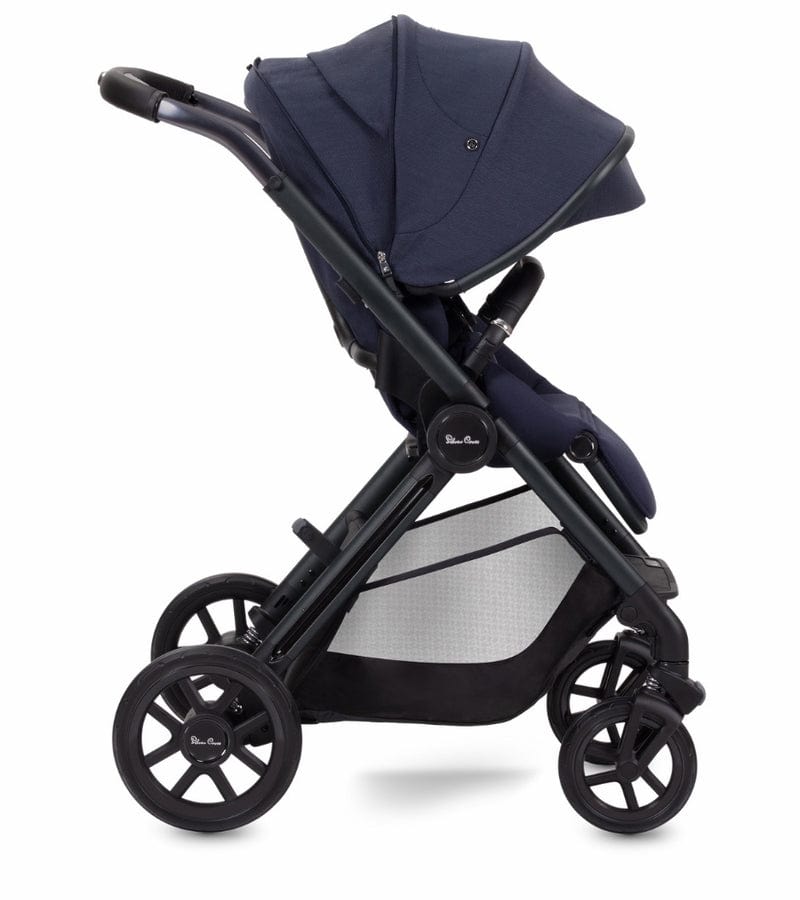 Silver Cross Reef Stroller with Folding Bassinet - Lightweight Compact Travel Baby Stroller for Newborns & Toddlers - Perfect for Shopping, Travel & Daily Walks