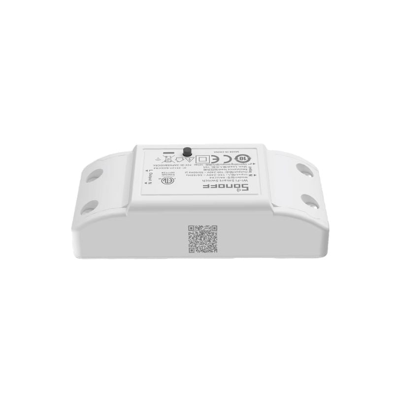 Sonoff Basic R4 WiFi Smart Switch - White | Remote Control & Home Automation for Lights & Appliances | Perfect for Smart Homes & Offices