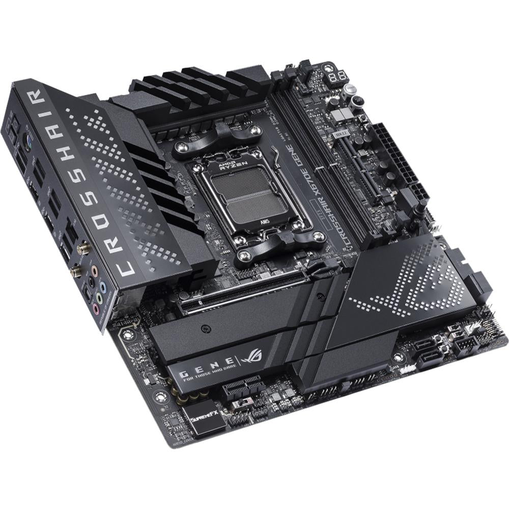 ASUS ROG Crosshair X670E Gene Gaming Motherboard - AMD AM5 Socket, DDR5, PCIe 5.0 - Perfect for High-Performance Gaming PCs and Content Creation Workstations