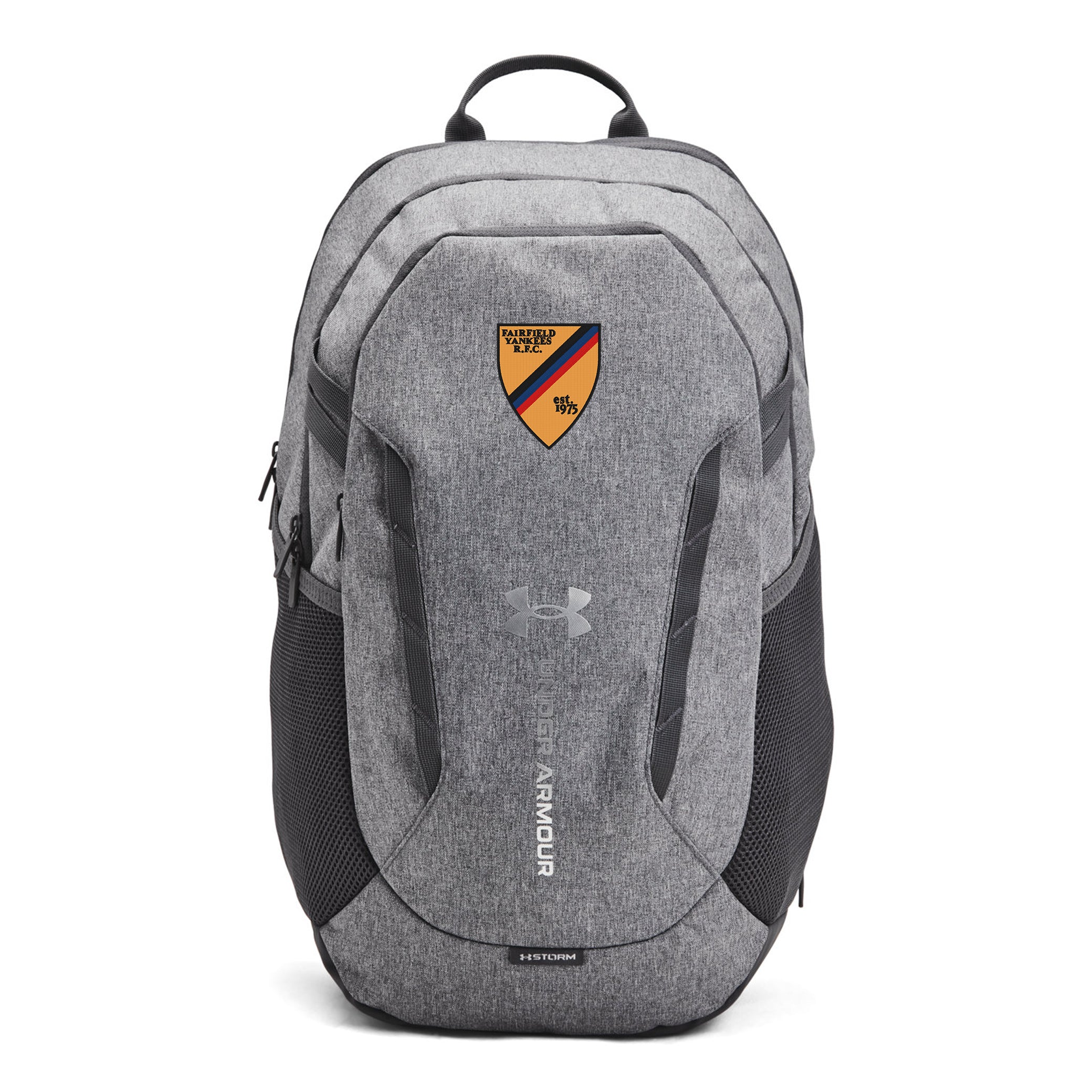 Fairfield Yankees RFC UA Hustle 6.0 Backpack - Durable College Sports Bag for Rugby, Football & Training - Perfect for Gym, School & Travel Accessories