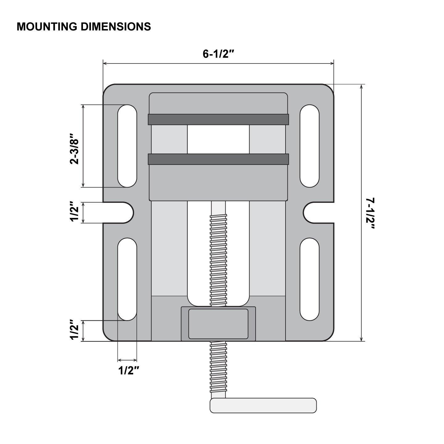 WEN 424DPV 4-Inch Heavy Duty Cast Iron Drill Press Vise - Precision Workholding for Metalworking, Woodworking & DIY Projects