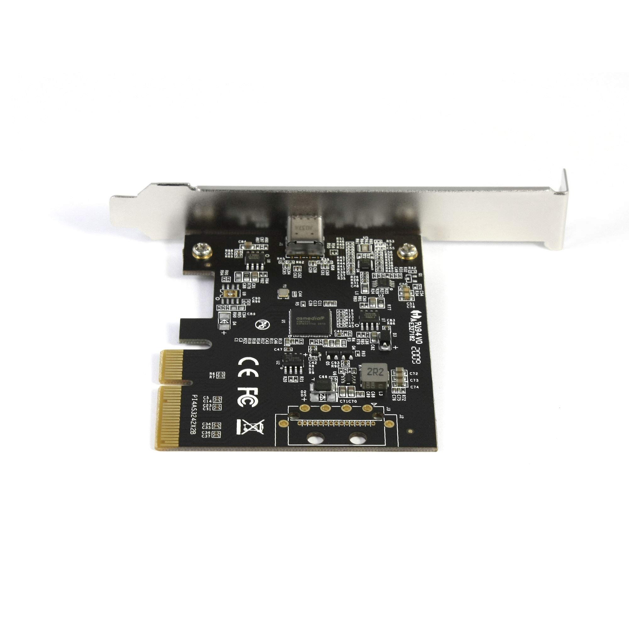 Vantex USB 3.2 Gen 2x2 PCIe Card - 20Gbps Type C Single Port Host Adapter (UGT-PCE320C) for High-Speed Data Transfer, Gaming & Video Editing