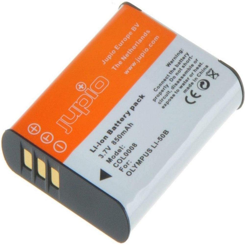 Jupio Replacement Camera Battery for Olympus Li-50B 3.7V 850mAh - Compatible with Olympus Cameras - Perfect for Travel & Outdoor Photography