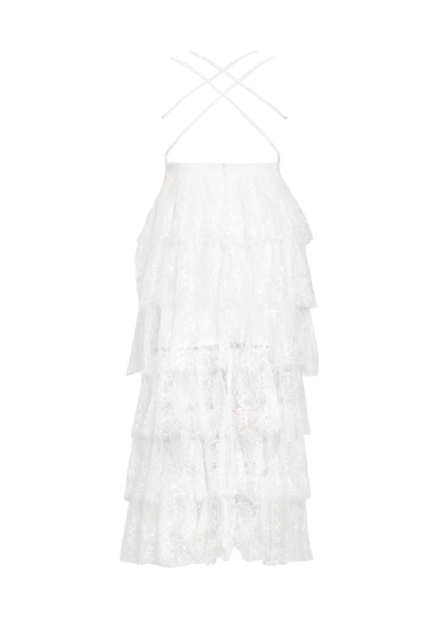 Clarise White Lace Maxi Dress for Women - Elegant Flowy Summer Wedding Guest Dress | Perfect for Beach Parties, Bridal Showers & Formal Events