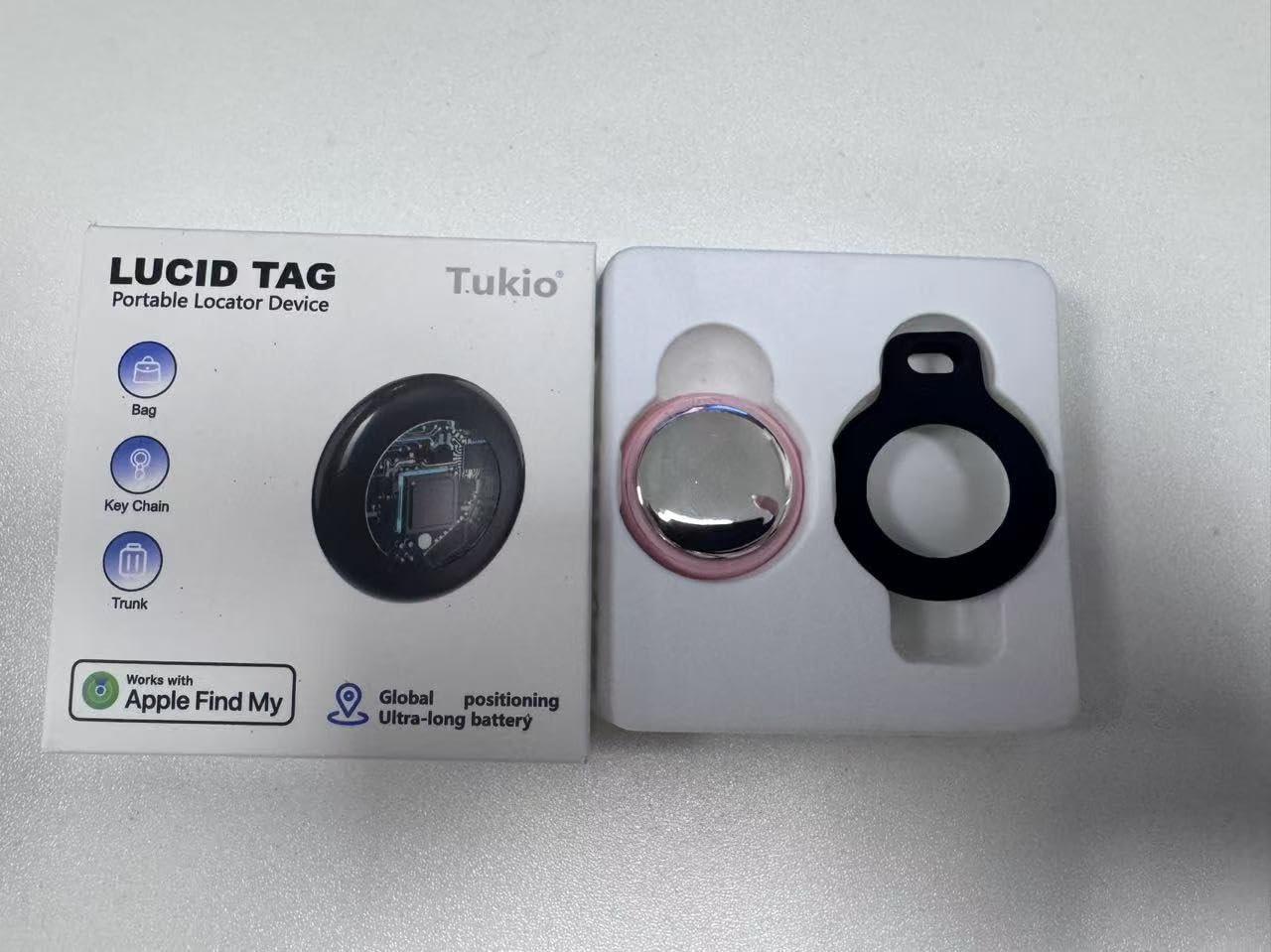 Air Tracker - Bluetooth Key Finder Compatible with Find My App (iOS), Item Locator with Alarm Sound | Perfect for Luggage, Keys, Wallets & Backpacks | 1-Pack Olive Green | Never Lose Your Essentials Again