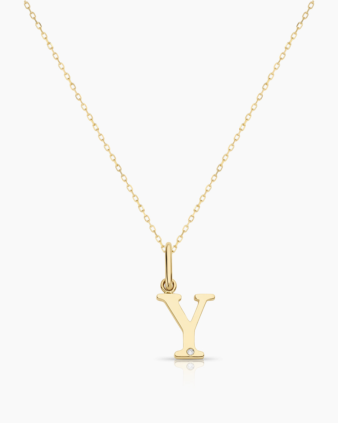 Vintage Diamond Alphabet Charm Necklace - Personalized Initial Pendant Jewelry for Women, Gift for Her, Birthday, Anniversary, Valentine's Day