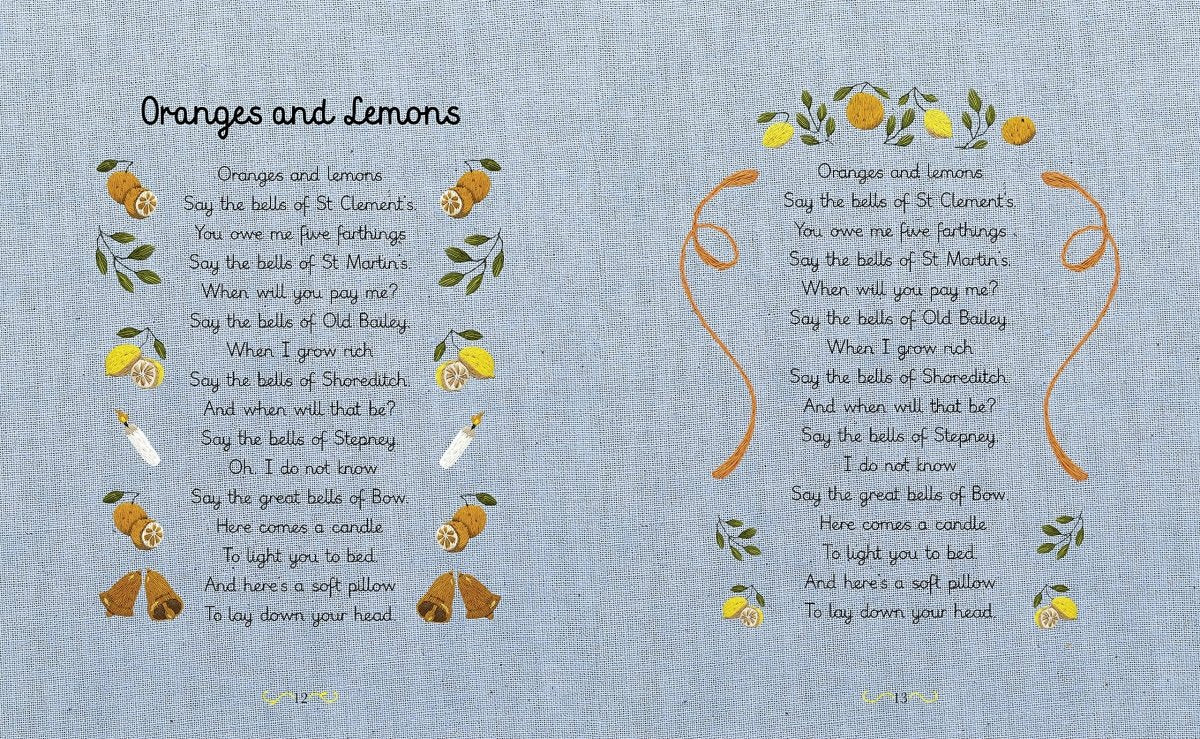 Lucy Brownridge (Edited by): Read to Your Baby Every Night - Embroidered by Chloe Giordano | Bedtime Story Book for Newborns & Toddlers | Perfect for Parent-Child Bonding & Early Learning