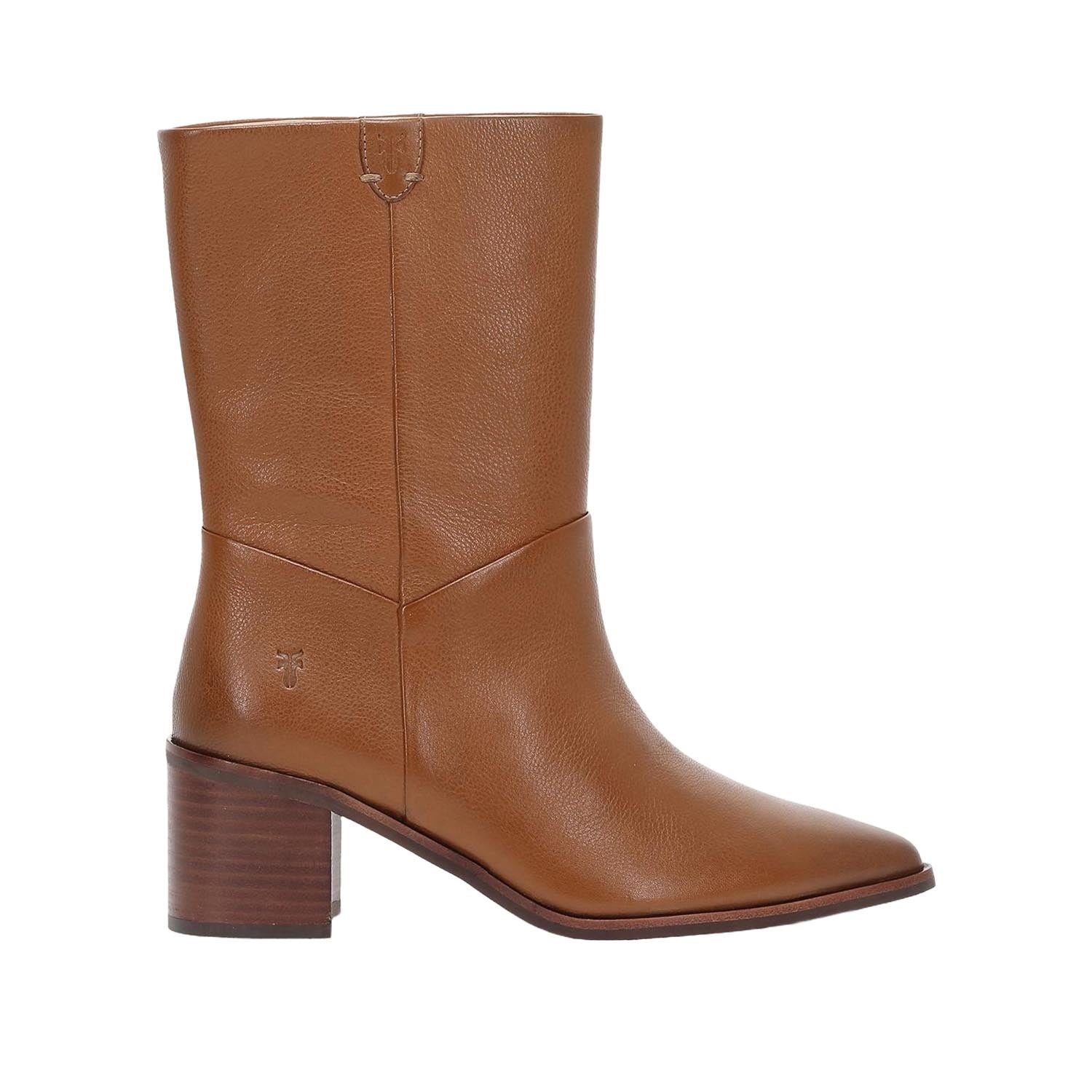 Frye Women's 41321 Brown Leather Boots - Comfortable & Stylish Ankle Boots for Everyday Wear, Work & Casual Outfits