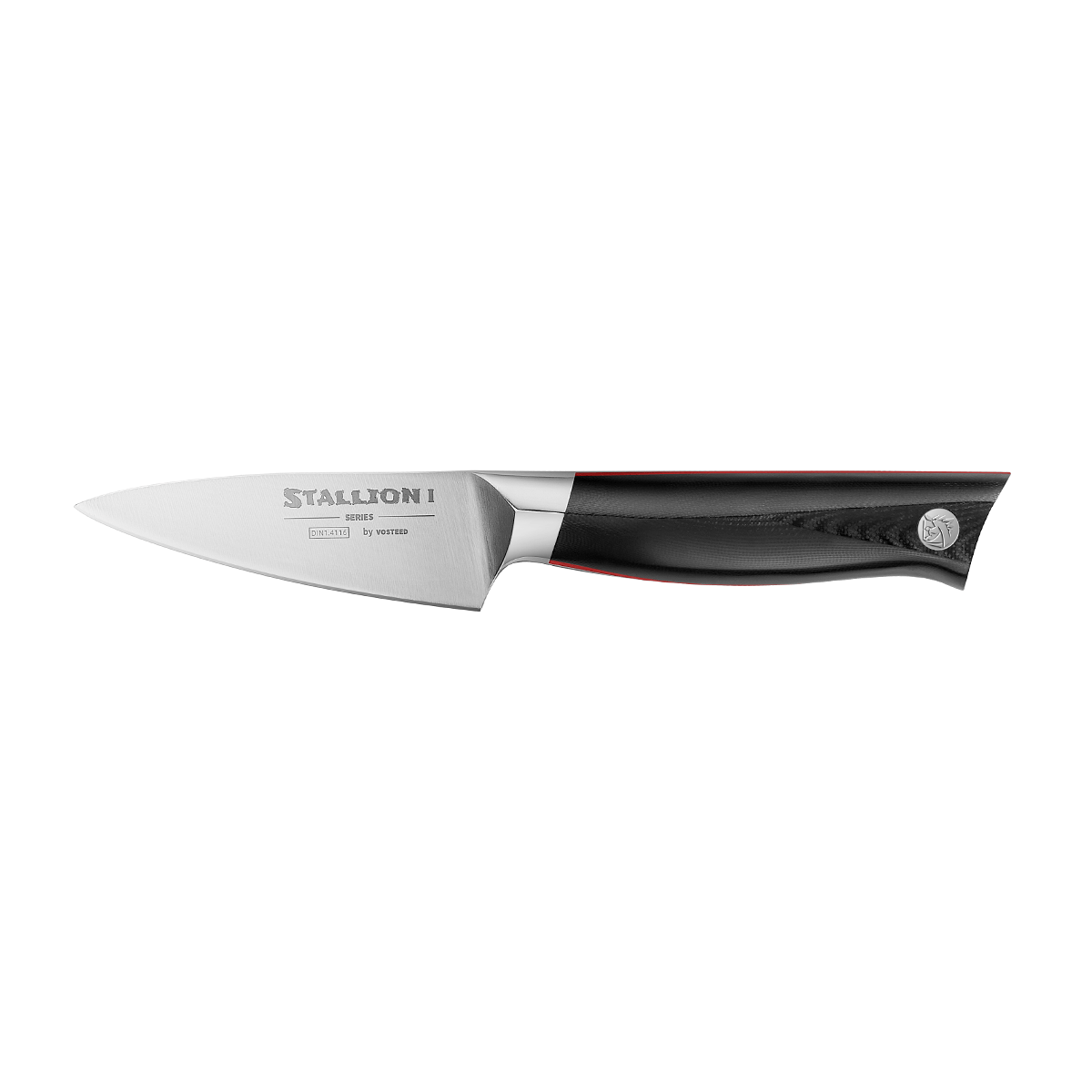 Stallion I 3.5 Inch Paring Knife - Premium Kitchen Knife for Peeling, Slicing & Precision Cutting - Perfect for Fruits, Vegetables & Small Food Prep