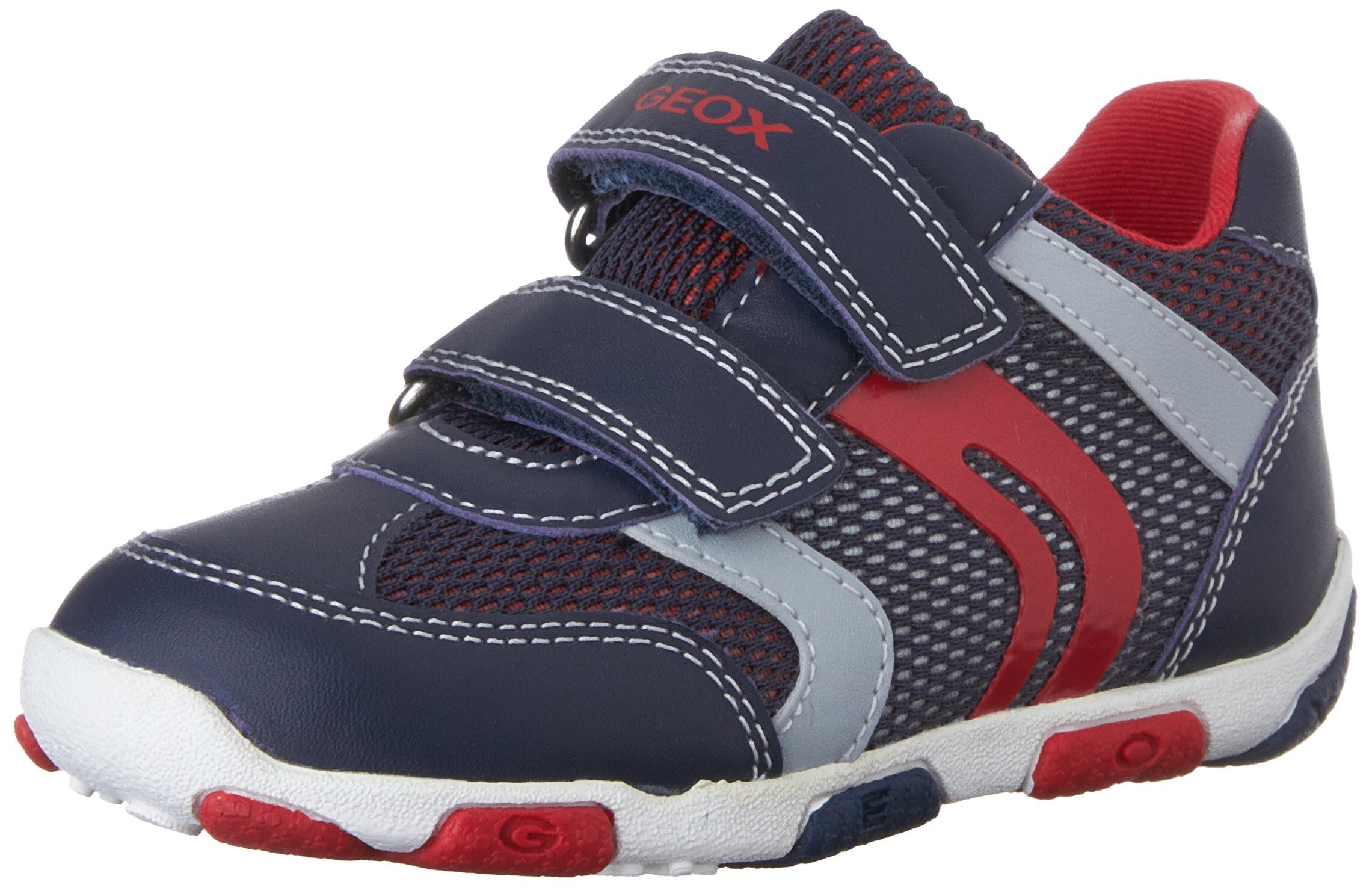 Geox Boys B Balu Velcro Sneakers - Lightweight Breathable Kids Shoes for School & Play | Comfortable & Durable Toddler Sneakers for Daily Wear