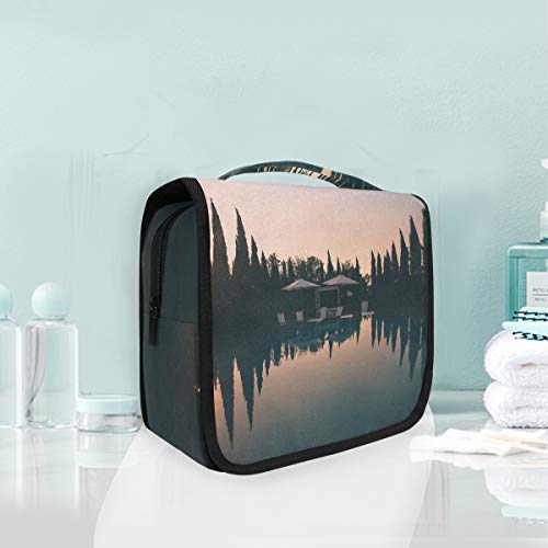 Nicola-Ricca Hanging Travel Toiletry Bag - Waterproof Makeup Organizer for Men & Women - Perfect for Camping, Gym & Airplane Travel