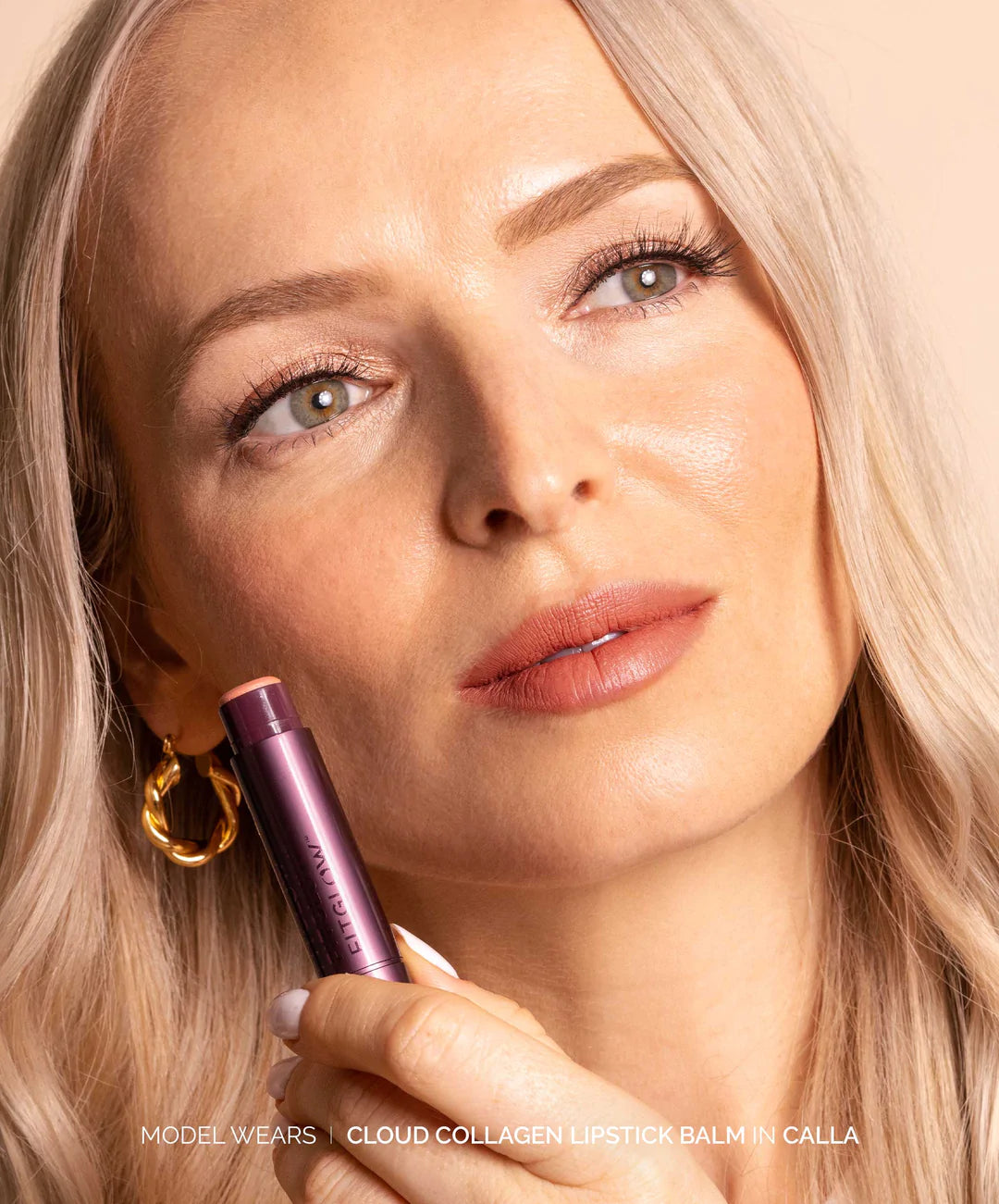 Cloud Collagen Lipstick & Cheek Balm - Hydrating Vegan Makeup for Lips & Cheeks | Perfect for Daily Wear & Special Occasions