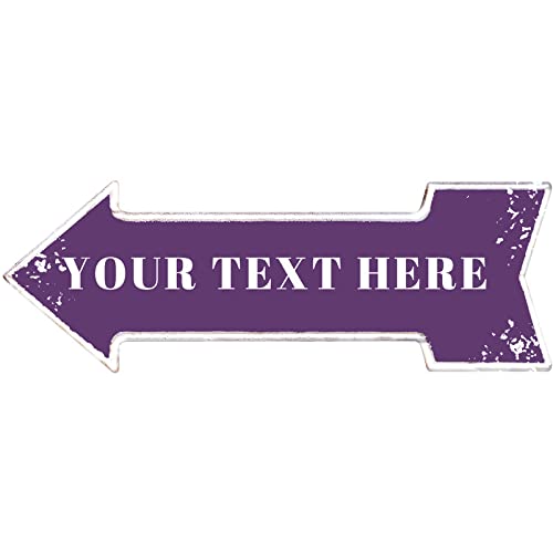 Custom Metal Tin Sign - Personalized Text & Design for Shop, Garage & Wall Decor (18