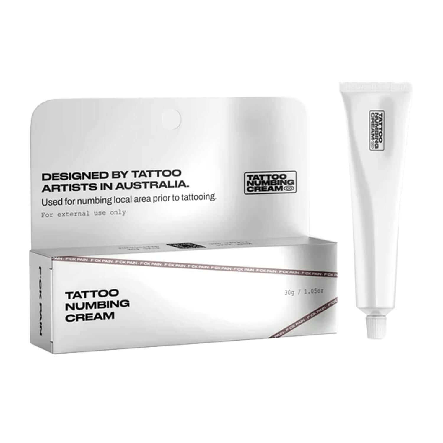 Tattoo Numbing Cream - Extra Large 30g Tube for Pain Relief | Professional Tattoo Aftercare | Ideal for Tattoo Sessions & Body Art Procedures
