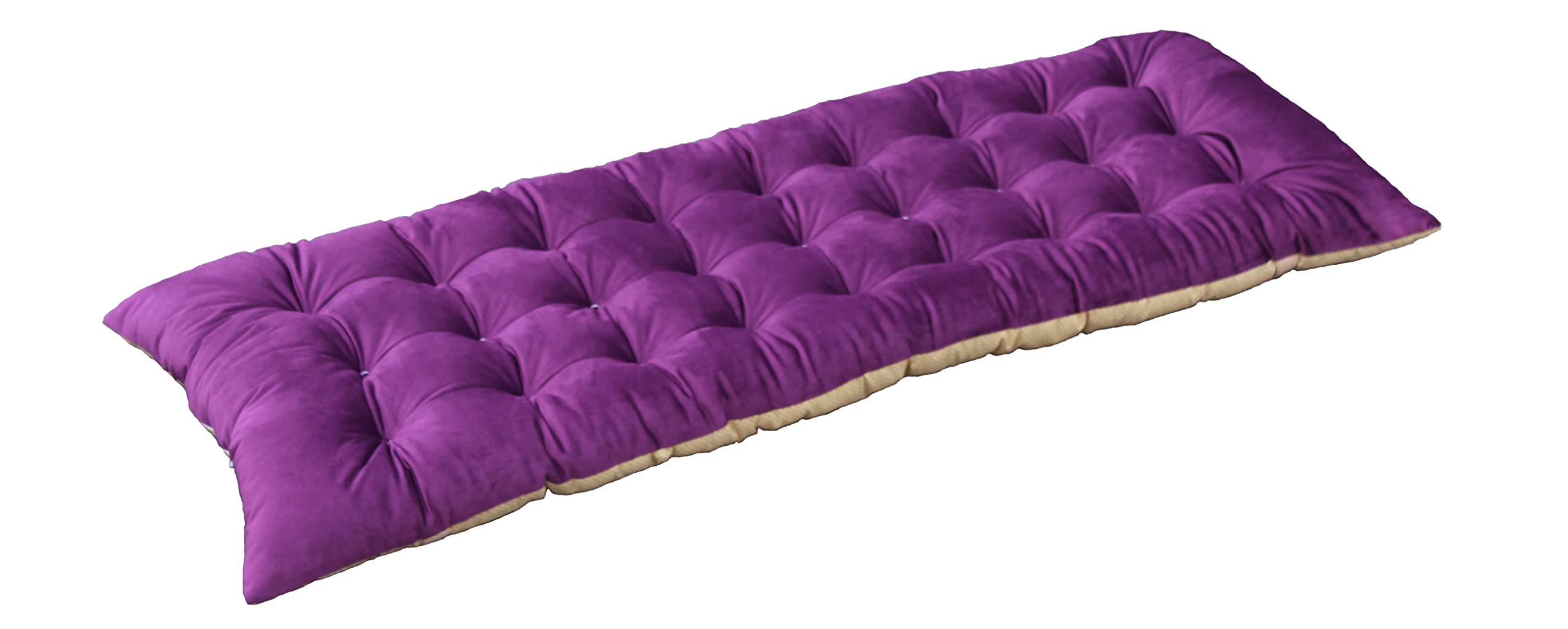 Non-Slip Velvet Bench Cushion - Durable Thick Pearl Cotton Seat Pad 70.8