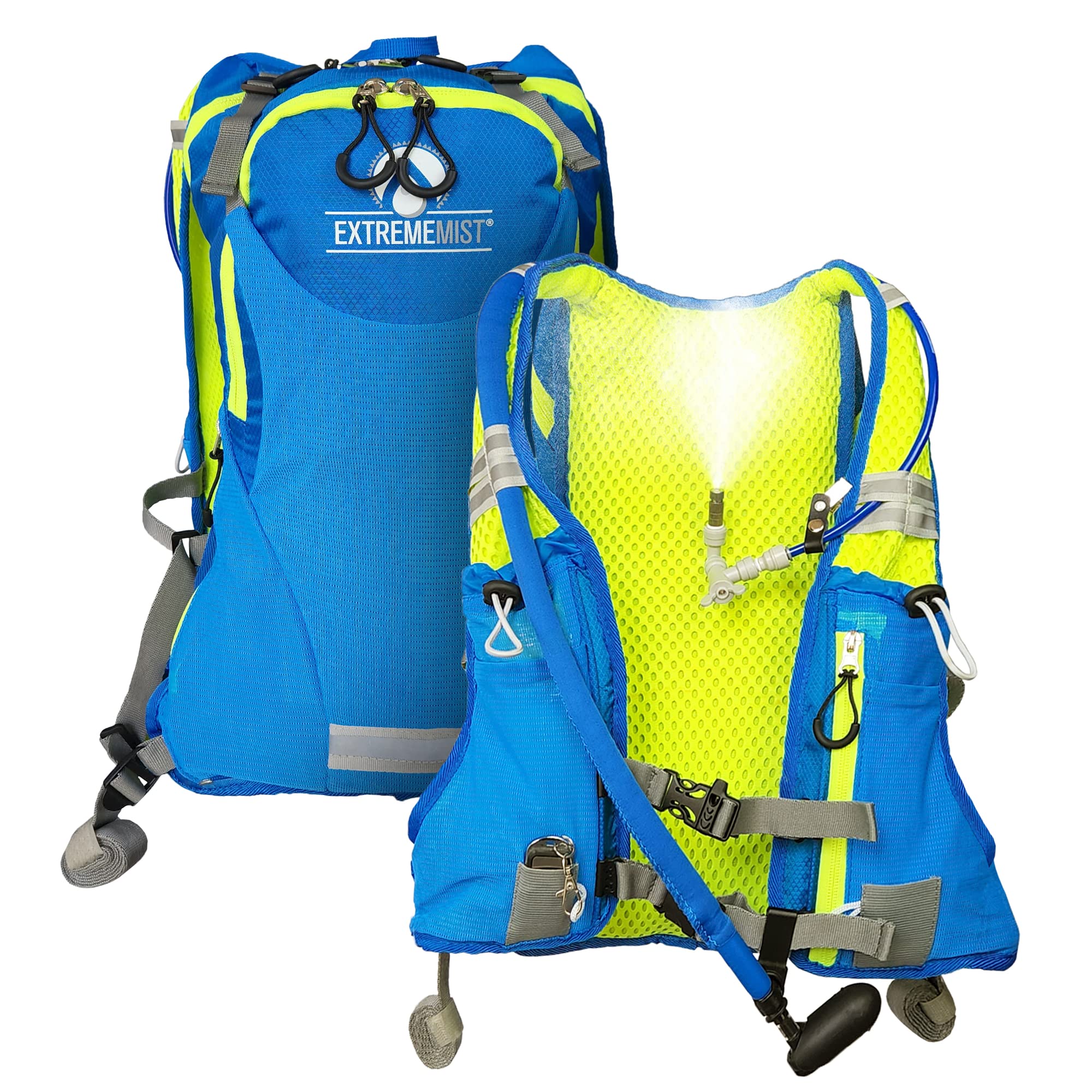 ExtremeMist 2L Hydration Backpack with Water Reservoir - Lightweight Misting & Drinking System for Outdoor Sports - Perfect for Hiking, Cycling, Running, Climbing & Biking - Stay Cool & Hydrated on Hot Summer Days