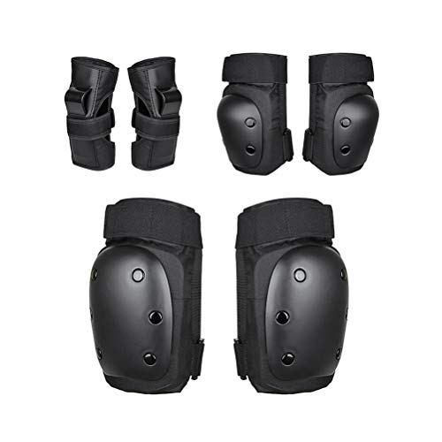 **Bticx 6-Piece Knee Pads, Elbow Pads & Wrist Guards Set - Adjustable, Breathable Protective Gear for Skating, Rollerblading, Skateboarding, Cycling - Perfect for Kids & Adults (Ideal for Outdoor Sports & Extreme Activities)**