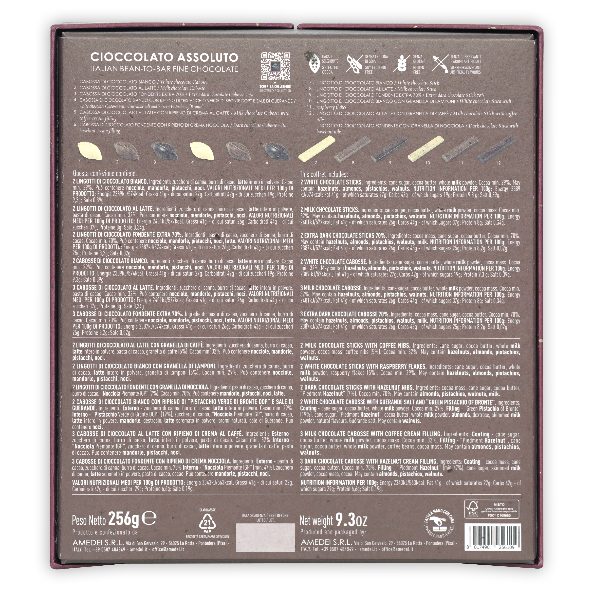 Premium Amedei Incanto Chocolate Gift Box - 28 Piece Gourmet Assortment | Perfect for Holidays, Birthdays & Corporate Gifts