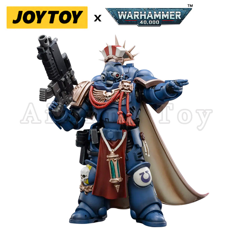 JOYTOY 1/18 Scale Warhammer 40K Ultramarines Primaris Captain Sidonicus Action Figure - Collectible Model for Warhammer Fans & Tabletop Gaming